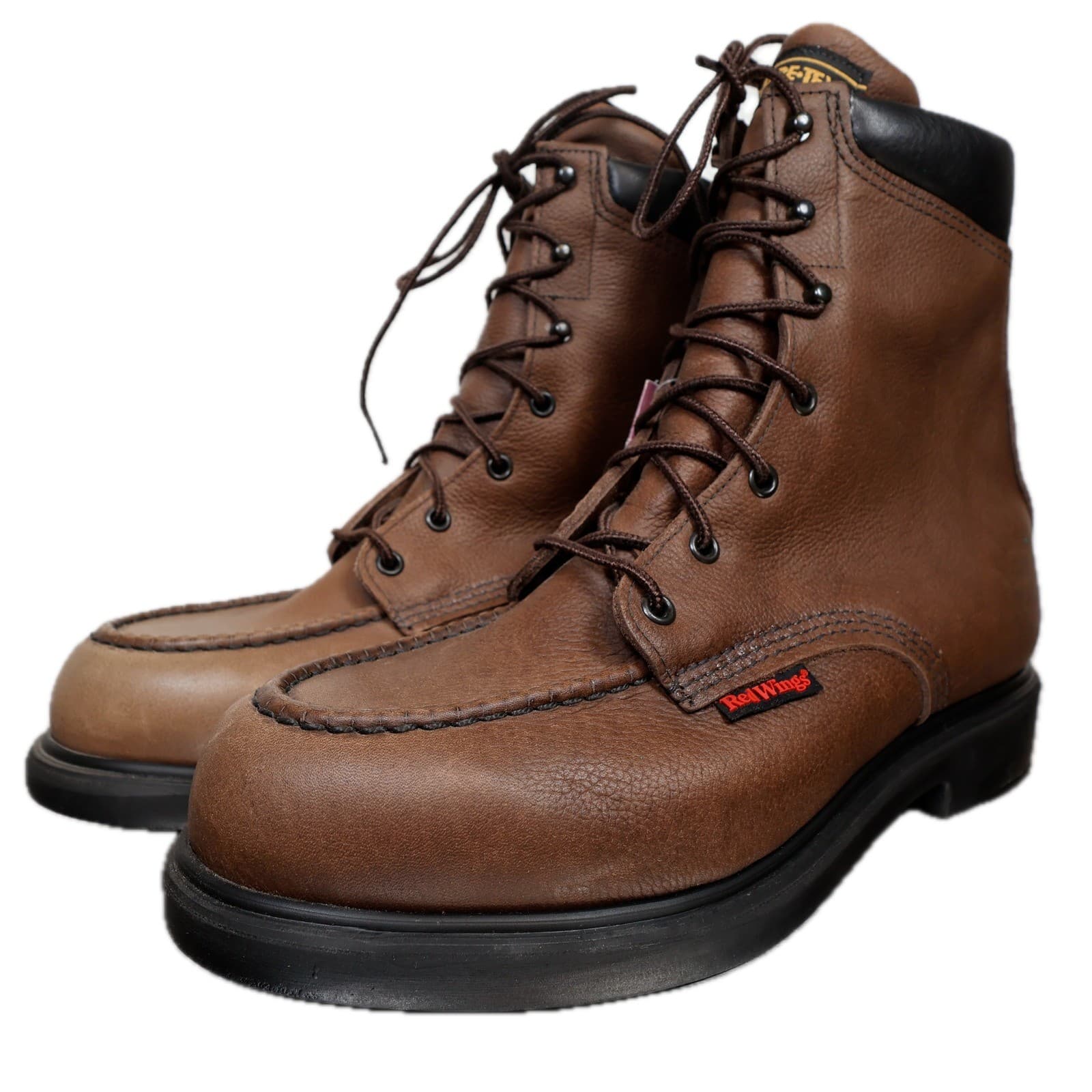 Red Wing SuperSole 1414 Work Boots Mens 9.5 D Brown Leather Gore-Tex Waterproof - Thumbnail 2