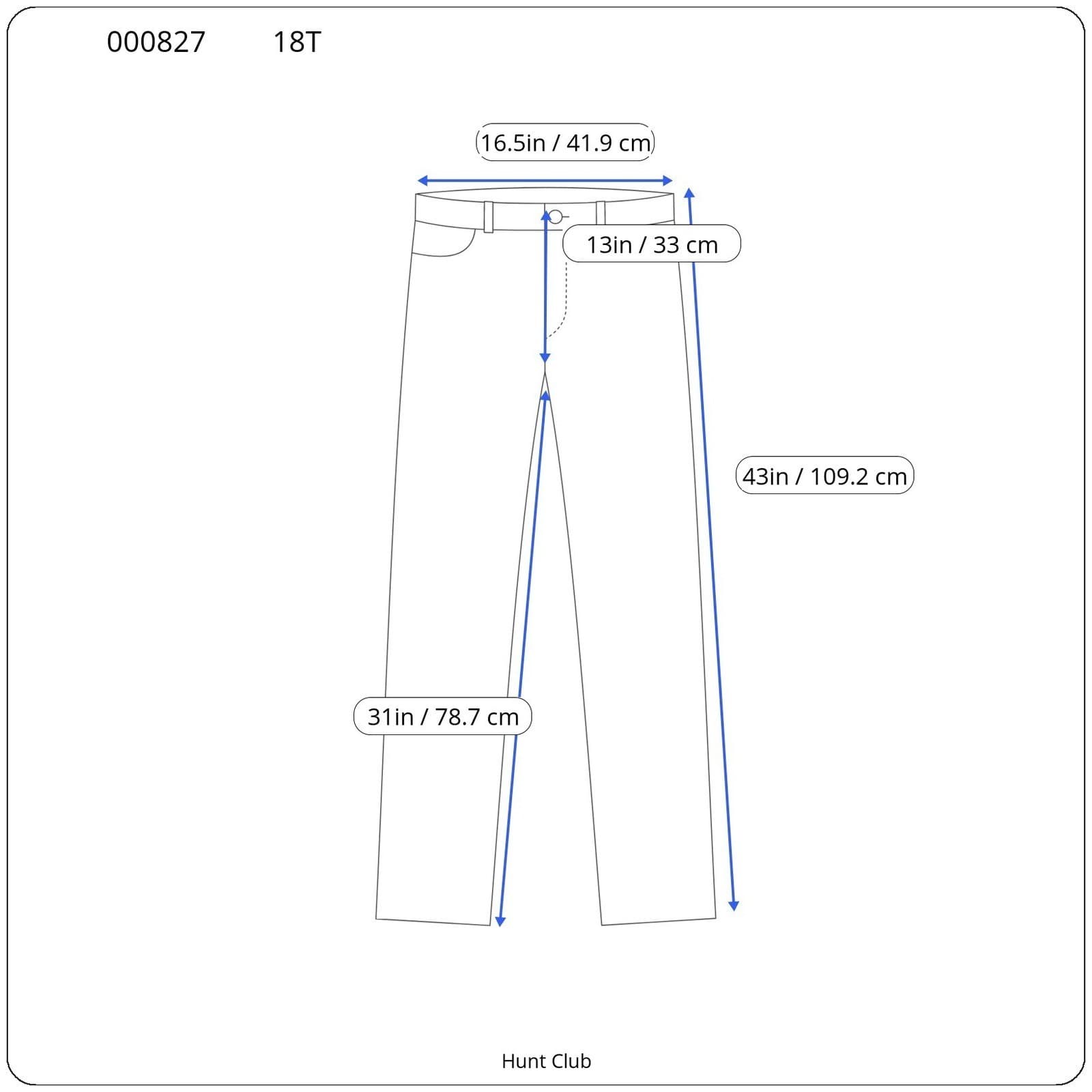 Hunt Club Womens 18 Tall Olive Green High Rise Straight Leg Jeans Cotton - Thumbnail 6