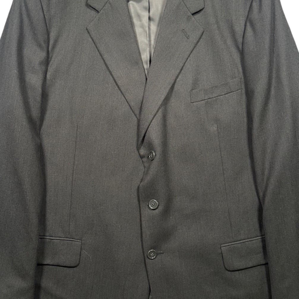 Gerald Austin Blazer Mens 48L Gray 3 Button Sport Coat Jacket - Thumbnail 5