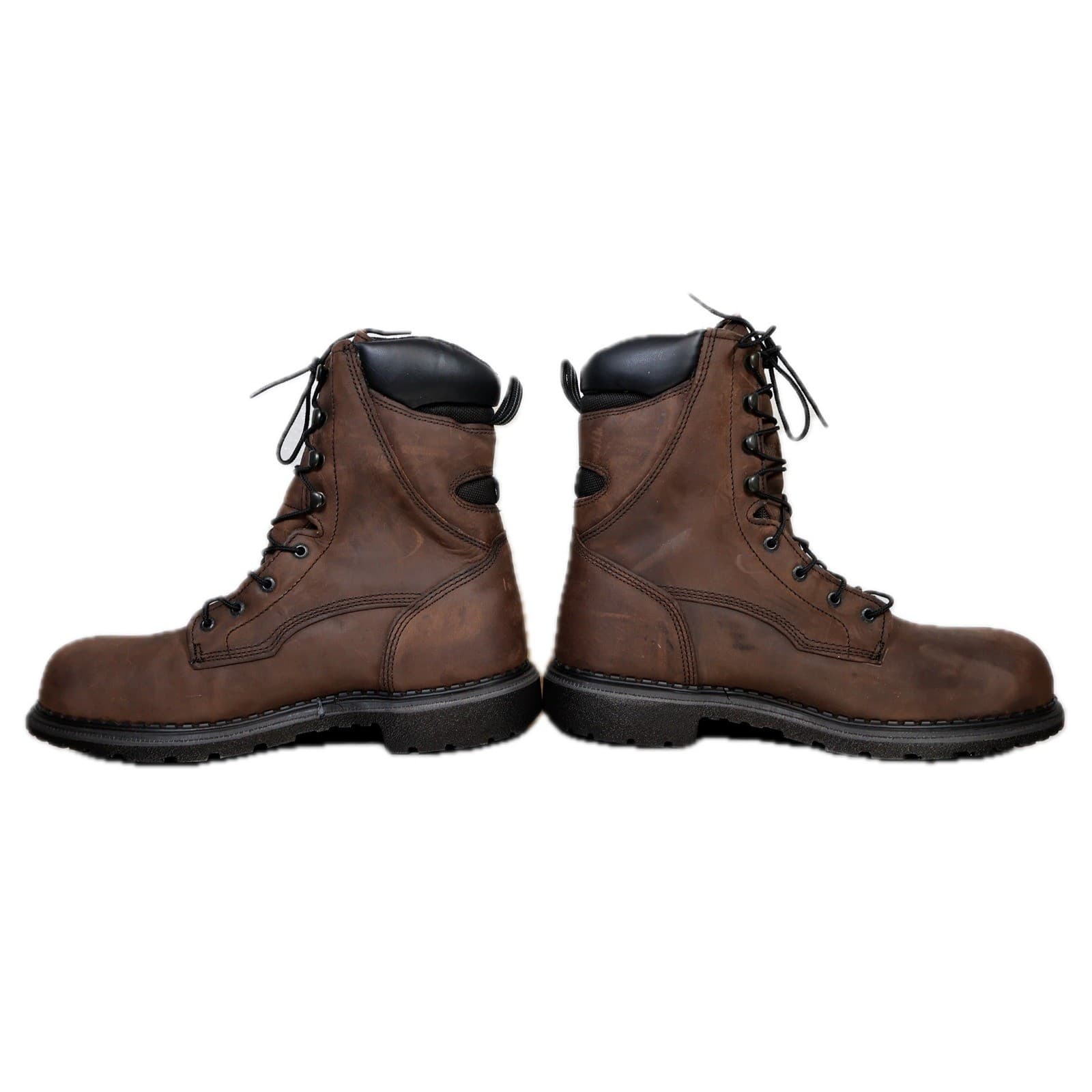 Red Wing DynaForce 1411 Work Boots Mens 13 Brown Leather Waterproof USA - Thumbnail 10