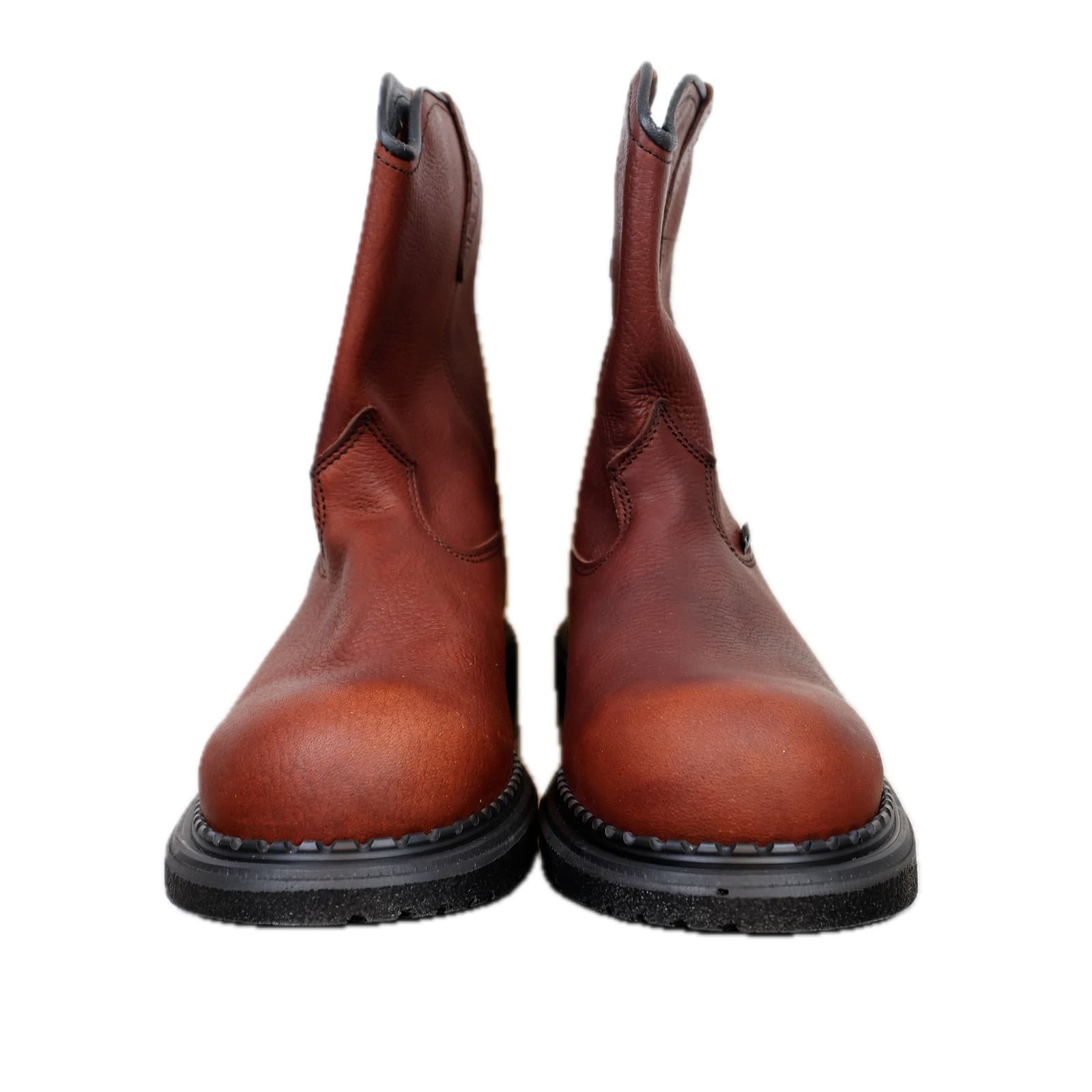 Red Wing Pecos DynaForce Work Boots Mens 9 D Brown Leather Pull On 1149 USA EH - Thumbnail 10