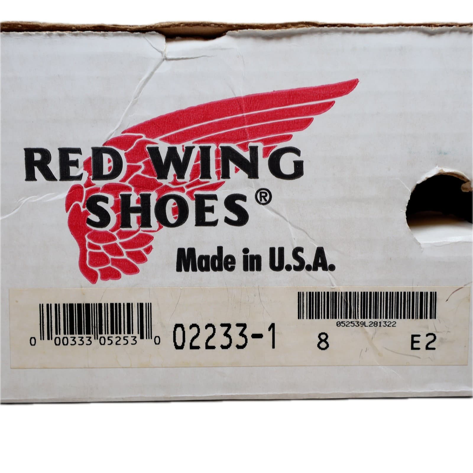 Red Wing 2233 Steel Toe Boots Mens 8 E2 Brown Leather Work Safety Made in USA - Thumbnail 9