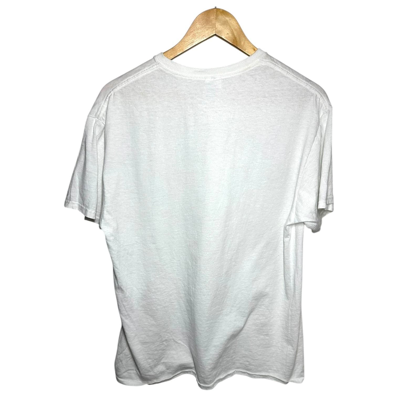 Disney Mickey Mouse Friends Sleigh Christmas Holiday T Shirt Men's Large White - Thumbnail 4