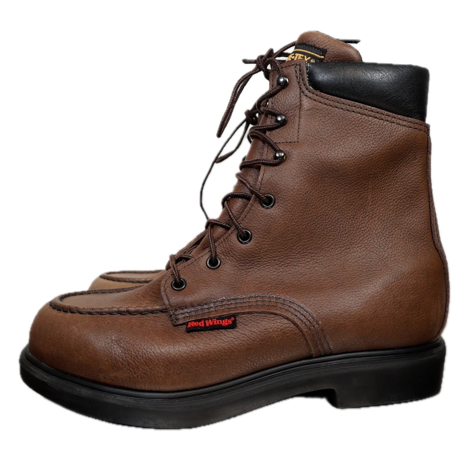 Red Wing SuperSole 1414 Work Boots Mens 9.5 D Brown Leather Gore-Tex Waterproof - Thumbnail 4