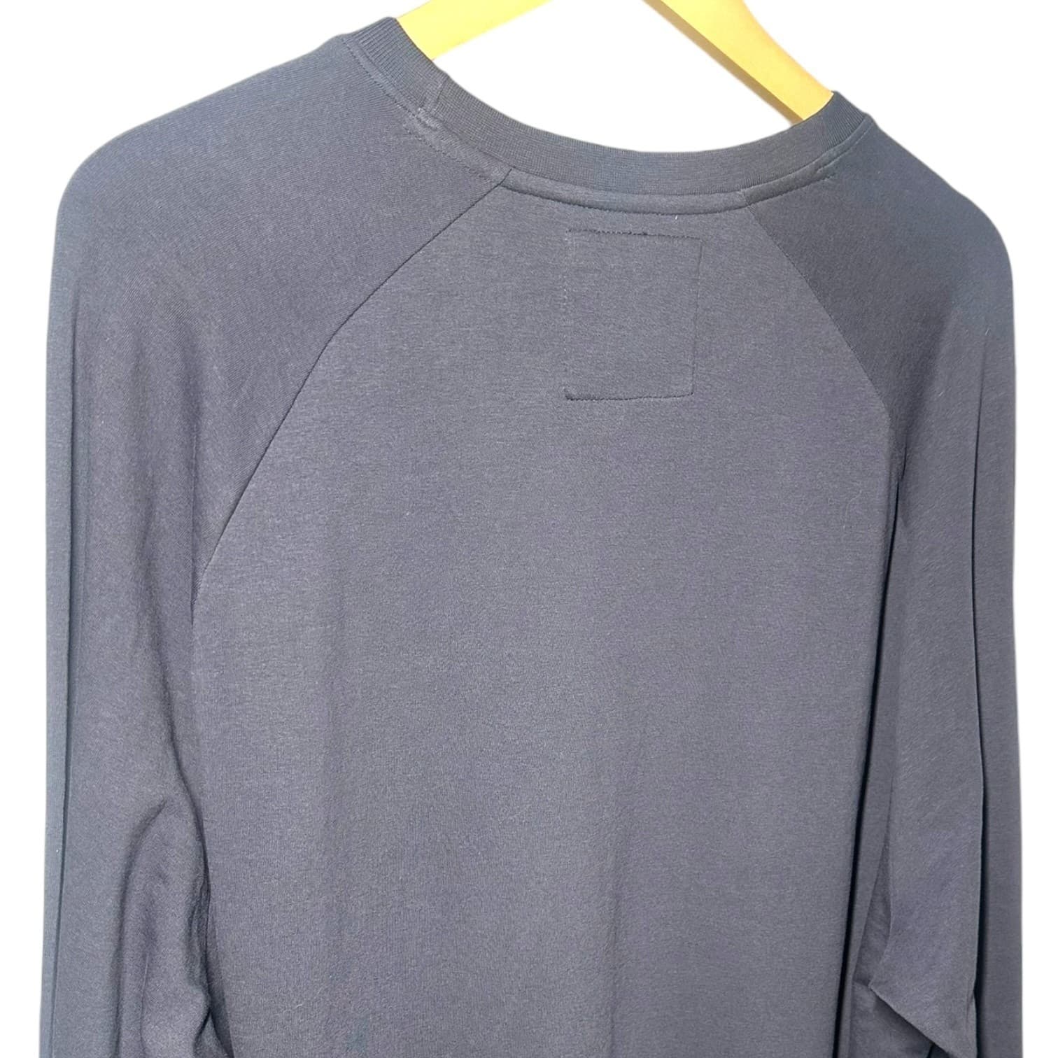 PD&C Mens Sweatshirt Crewneck Raglan Sleeve Navy Blue Size XXL - Thumbnail 6