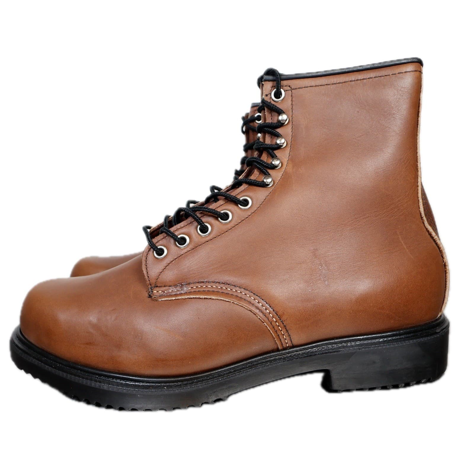 Red Wing Work Boots Mens 12 Brown Leather Insulated Lace Up Made In USA 1212 - Thumbnail 4