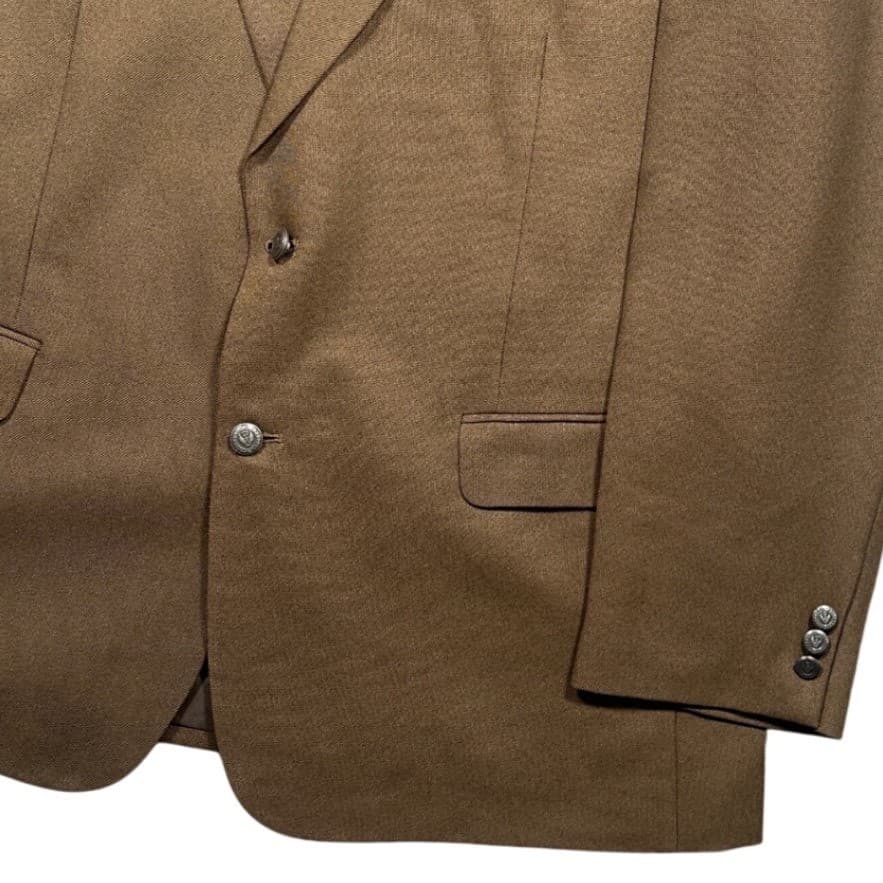 Haband Executive Division Blazer Mens 48L Brown 2 Button Sport Coat - Thumbnail 6