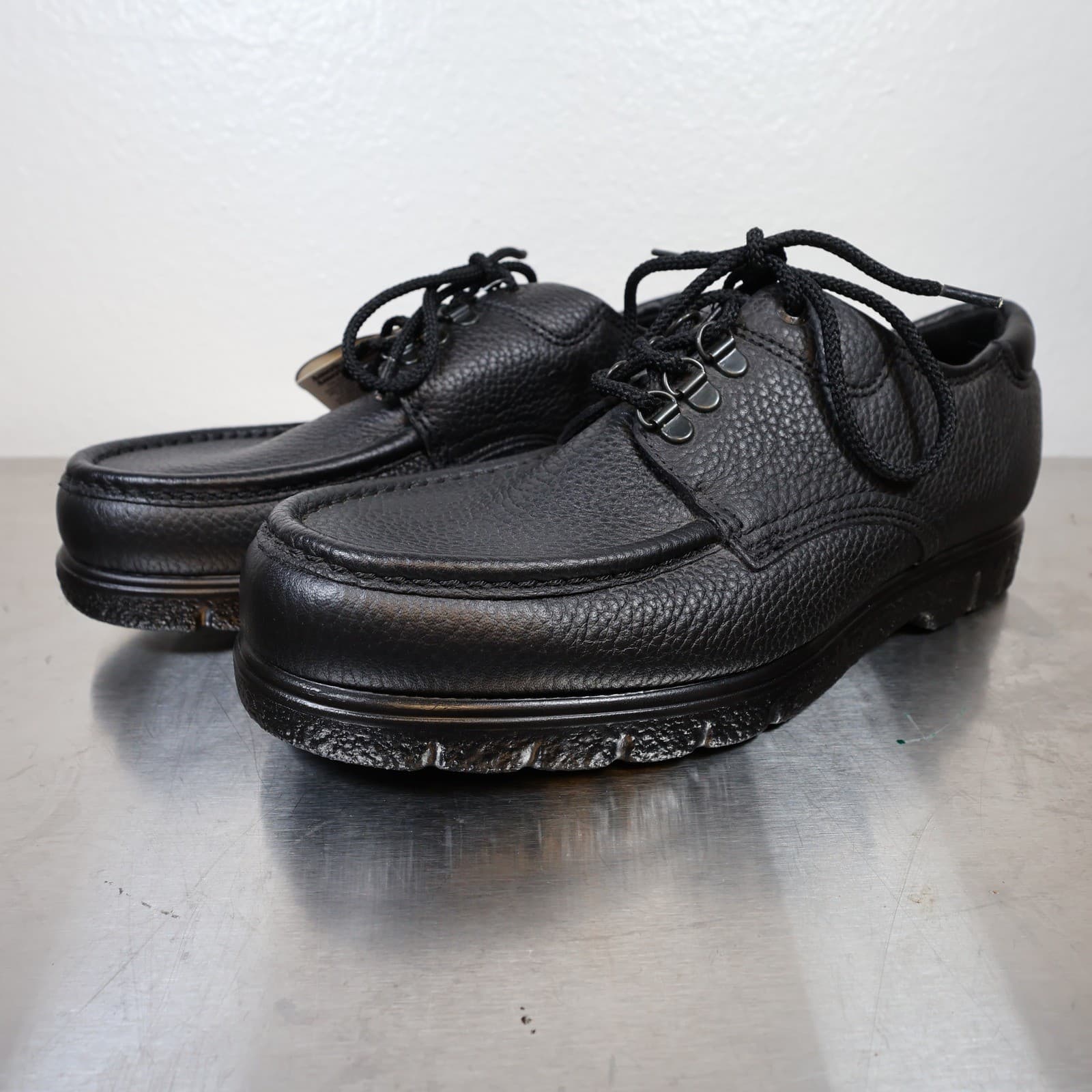 Red Wing 8624 Oxford Shoes Mens 9.5 D Black Leather Vintage USA Deadstock Work - Thumbnail 2