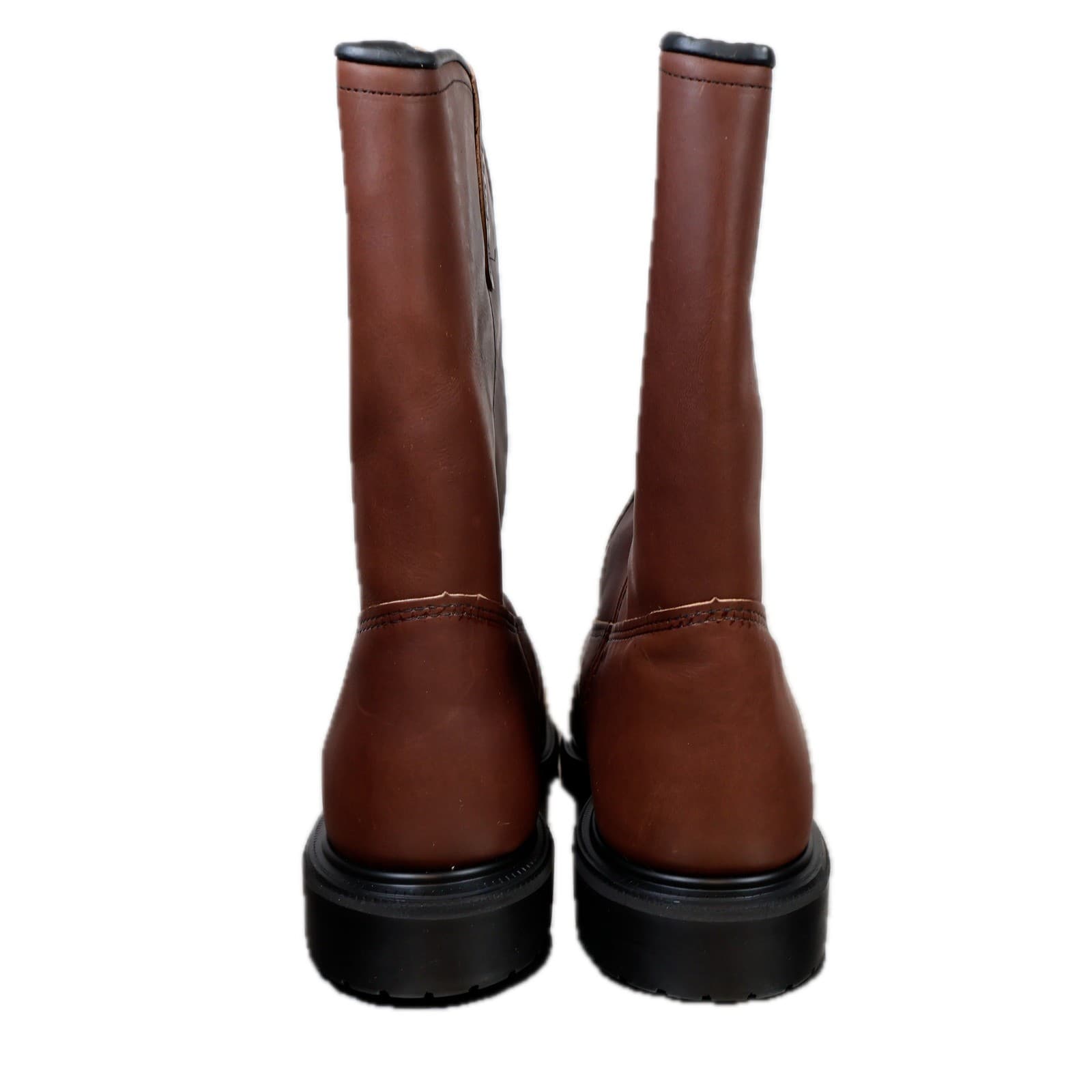Red Wing Pecos 4441 Boots Mens 11EE Brown Leather Steel Toe EH Insulated USA - Thumbnail 11
