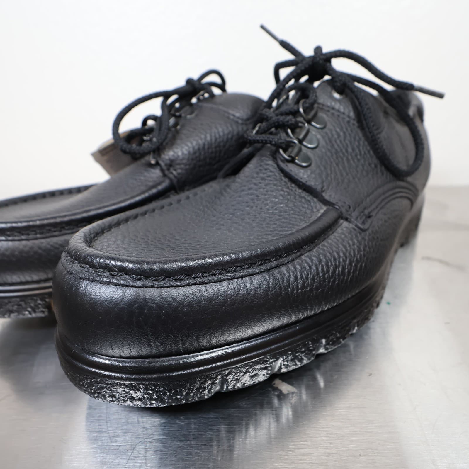 Red Wing 8624 Oxford Shoes Mens 9.5 D Black Leather Vintage USA Deadstock Work - Thumbnail 6