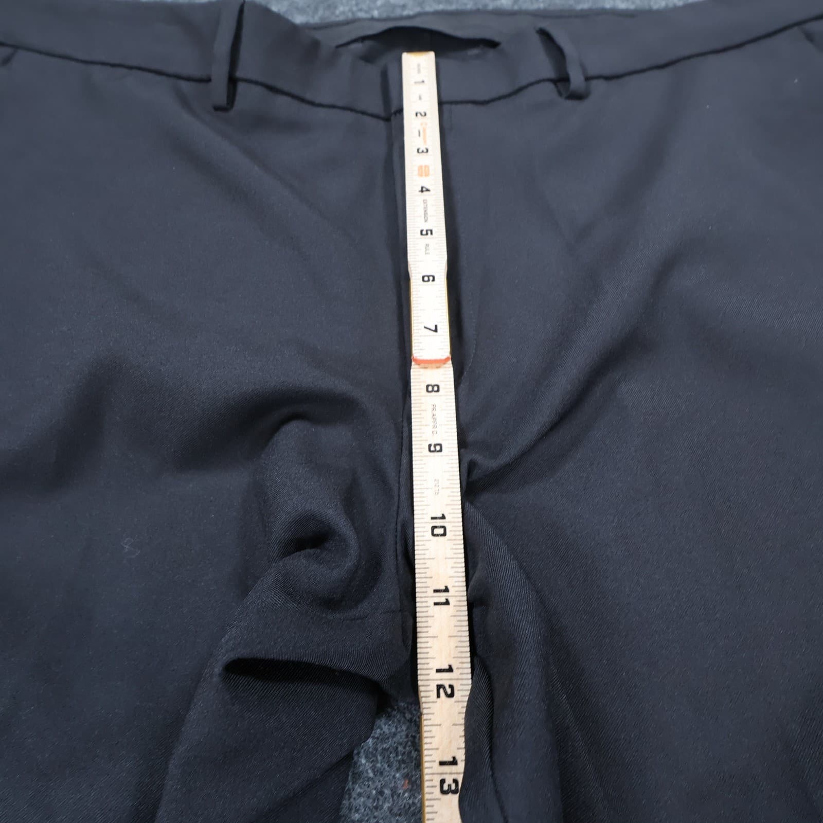 Kenneth Cole Performance Pant Mens 38x32 Black Recycled Polyester Slim Fit Dress - Thumbnail 5