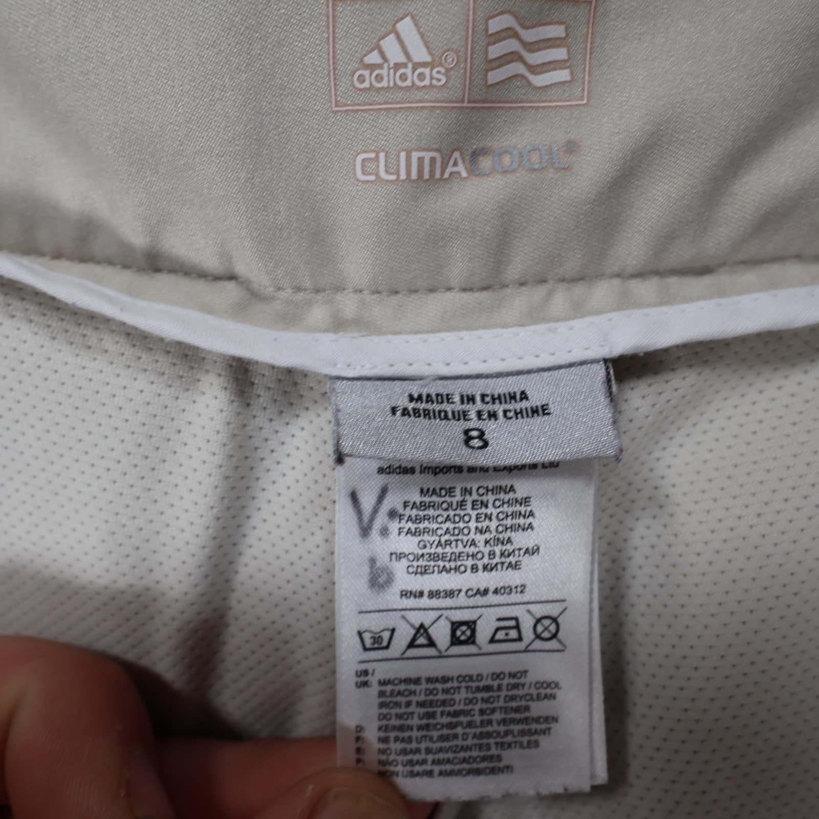Adidas ClimaCool Skort Womens 8 Beige Polyester Athletic Golf Skirt - Thumbnail 7