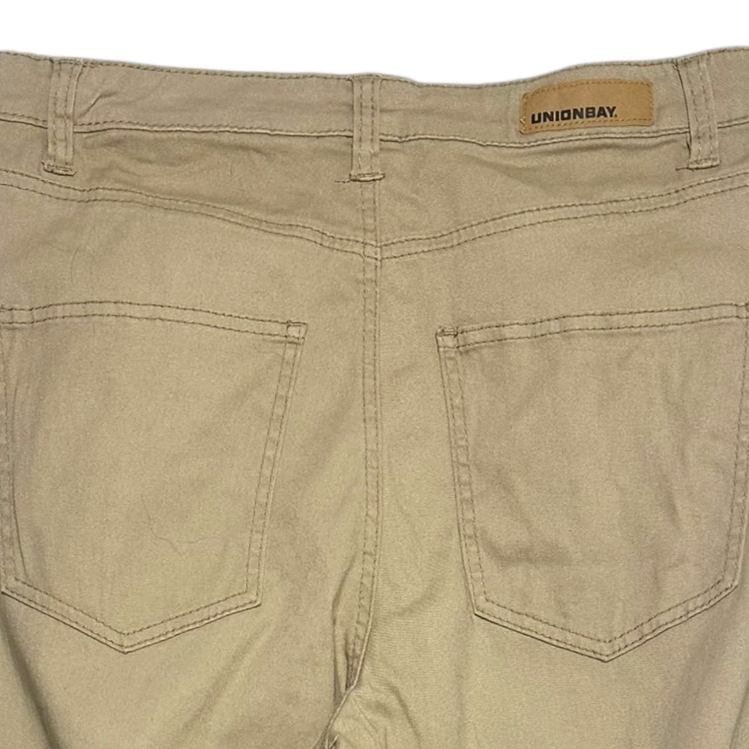 Unionbay Juniors High Rise Wide Leg Pants Sandy Brown Size 9 - Thumbnail 5