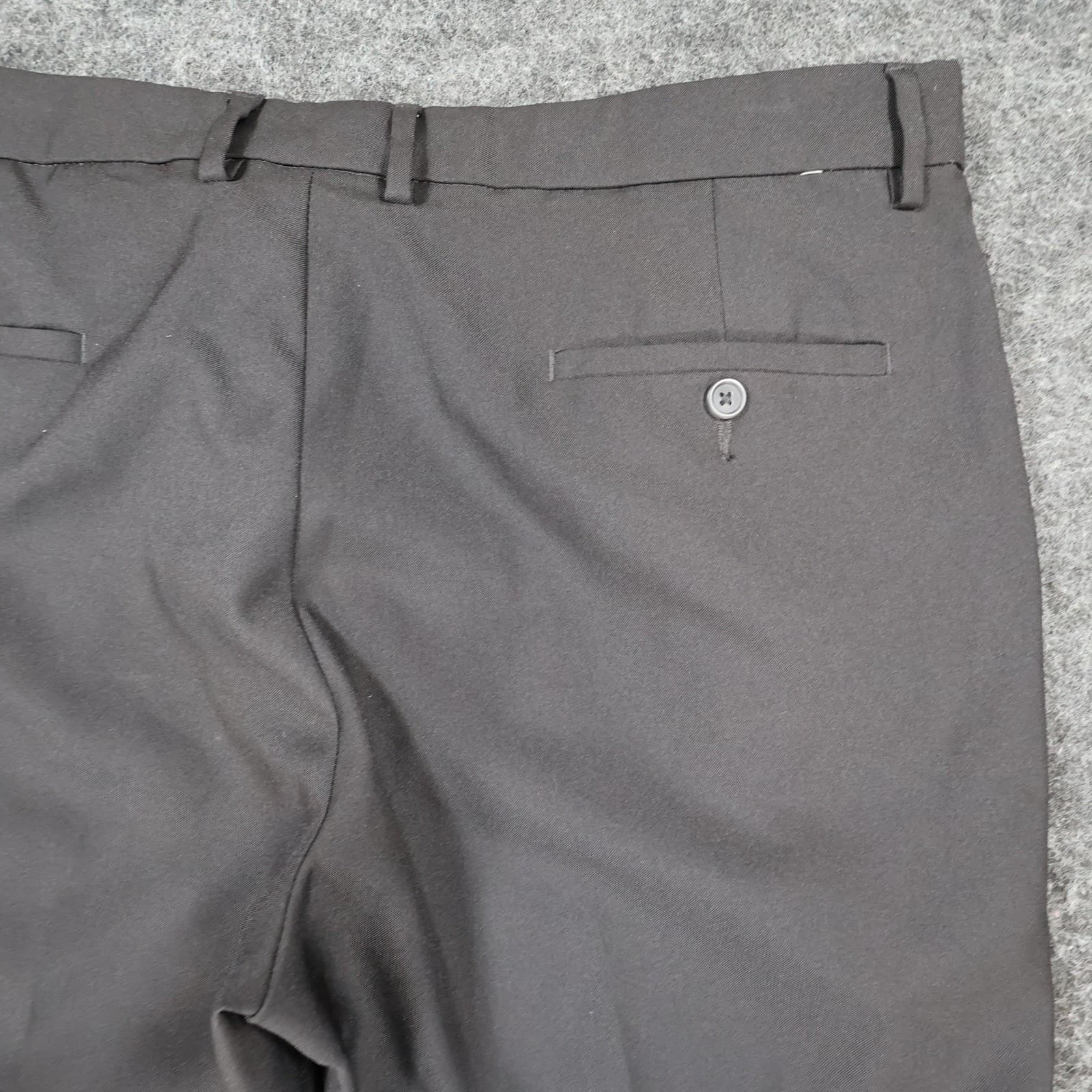 Kenneth Cole Performance Pant Mens 38x32 Black Recycled Polyester Slim Fit Dress - Thumbnail 11