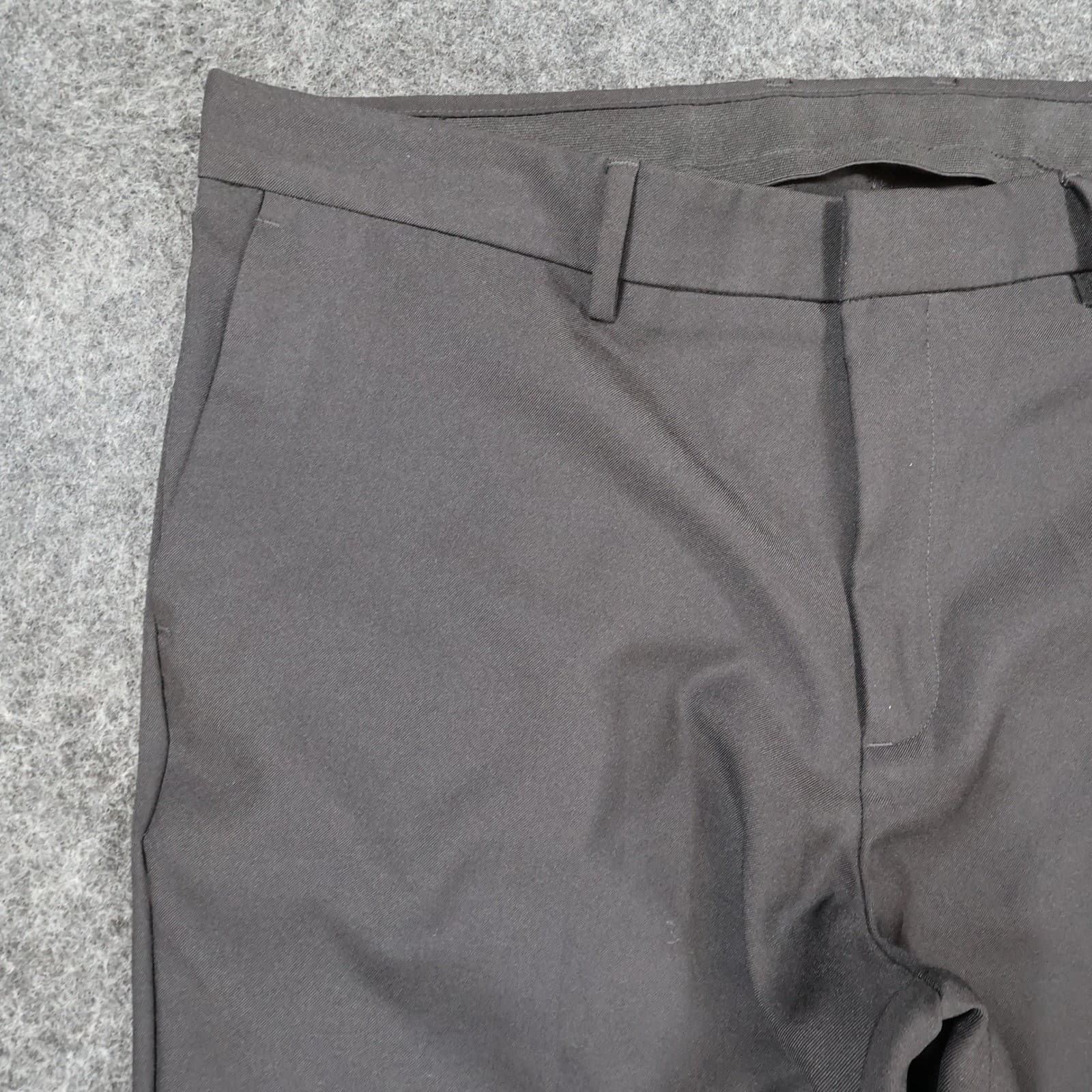Kenneth Cole Performance Pant Mens 38x32 Black Recycled Polyester Slim Fit Dress - Thumbnail 10