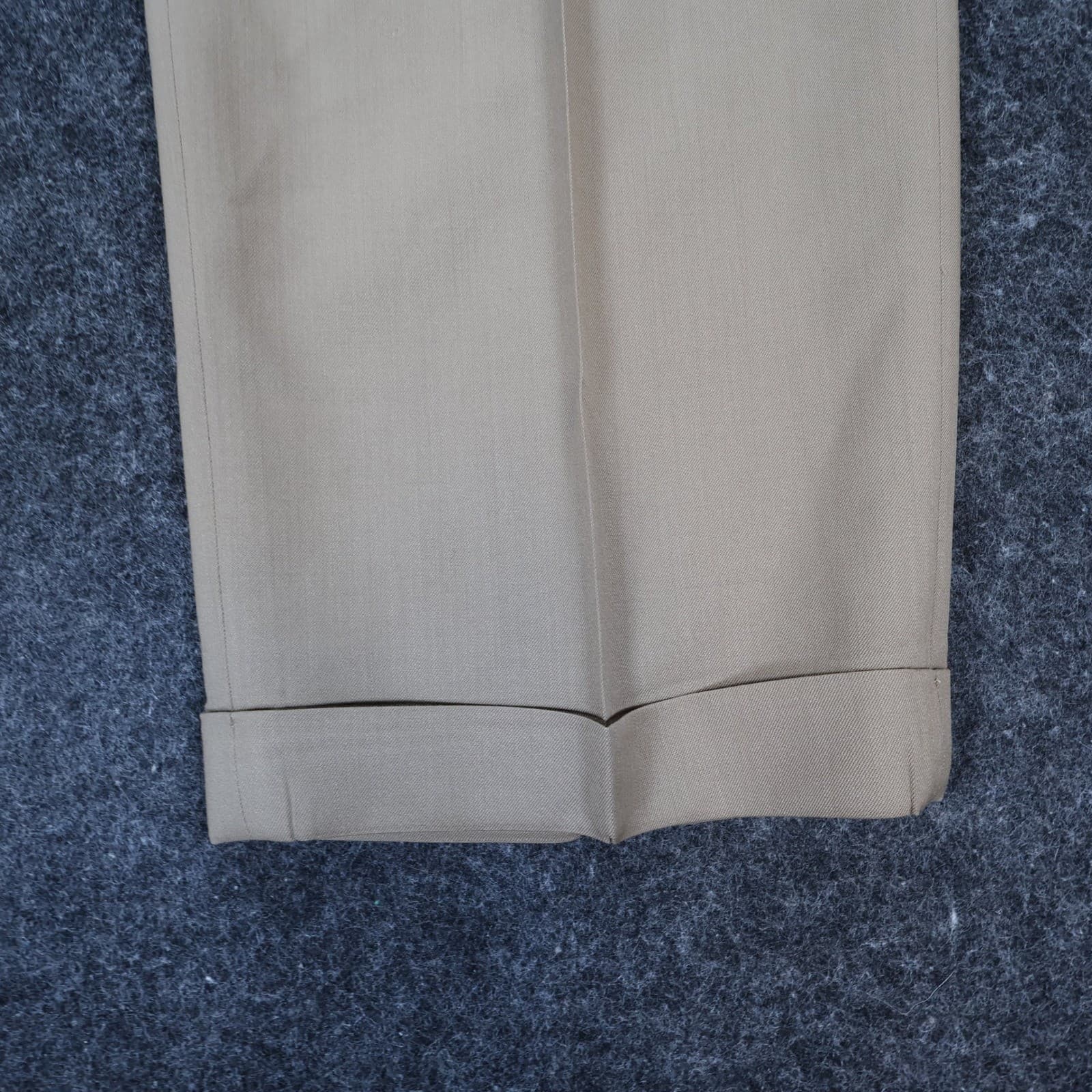Jos. A. Bank Dress Pants Mens 38x27 Tan Wool Pleated Executive Collection Cuffed - Thumbnail 12