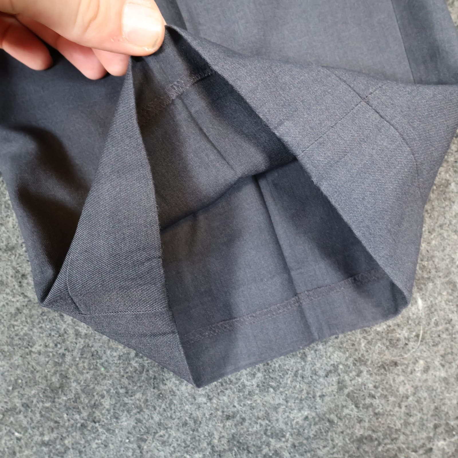 Perry Ellis America Dress Pants Mens 38x30 Gray Polyester Rayon Pleated Cuffed - Thumbnail 13