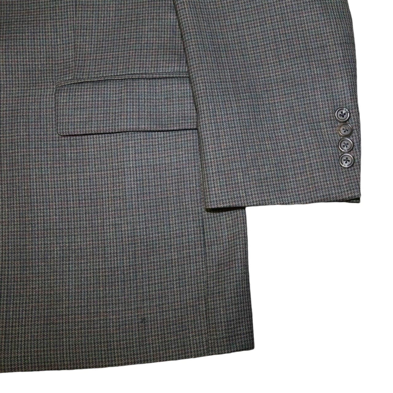Ralph Lauren Houndstooth Blazer Mens 42R Wool Sport Coat - Thumbnail 3