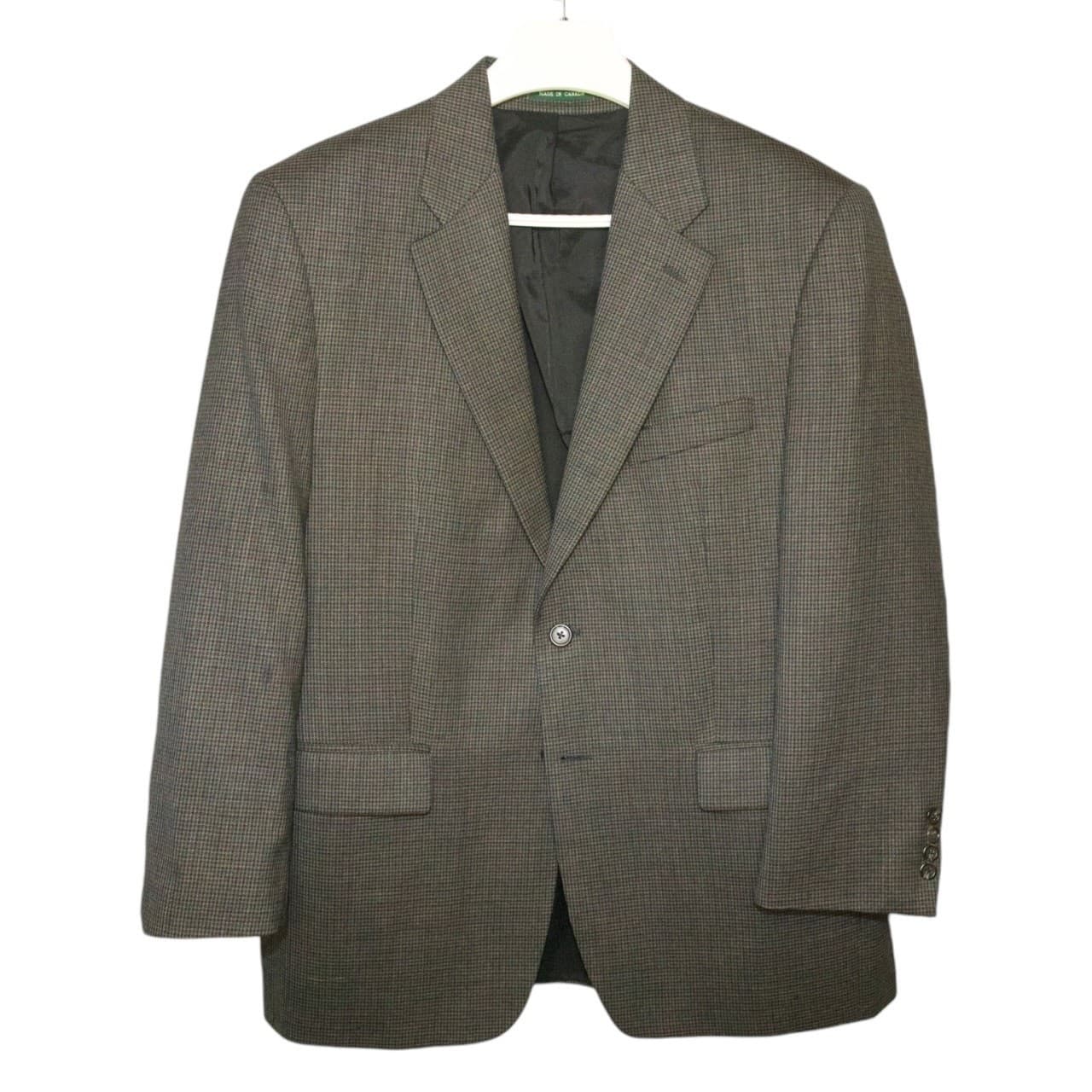 Ralph Lauren Houndstooth Blazer Mens 42R Wool Sport Coat - Thumbnail 4
