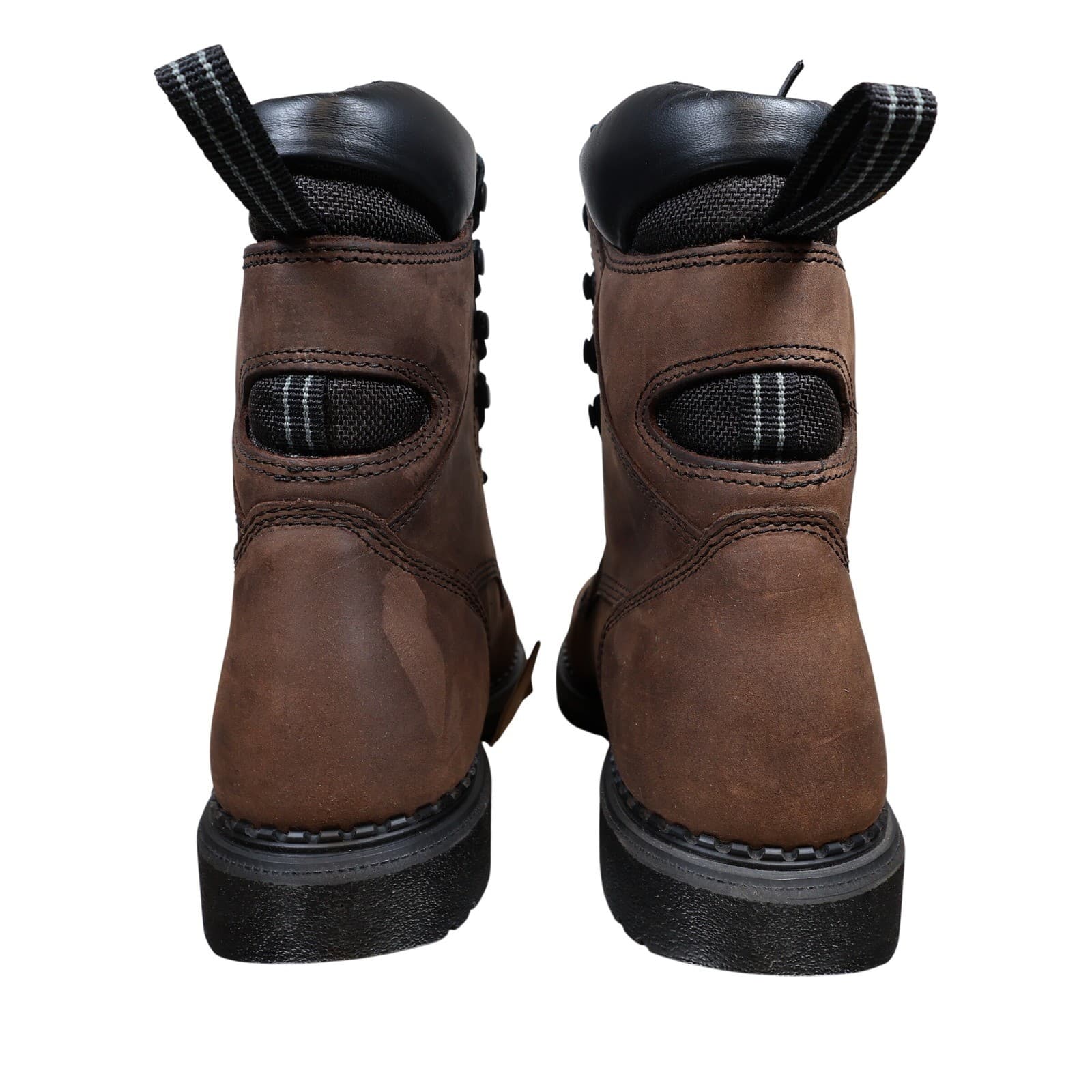 Red Wing 1411 Work Boots Mens 9 Brown Leather DynaForce Waterproof Insulated USA - Thumbnail 5