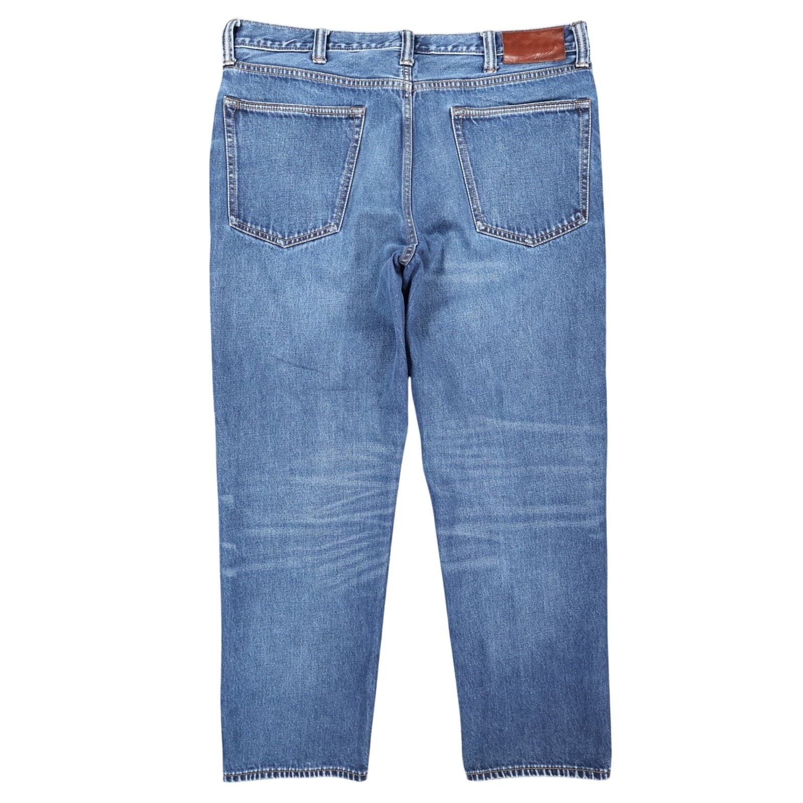 Lands' End Jeans Mens 37 Blue 100% Cotton Traditional Fit Straight Leg Denim - Thumbnail 2