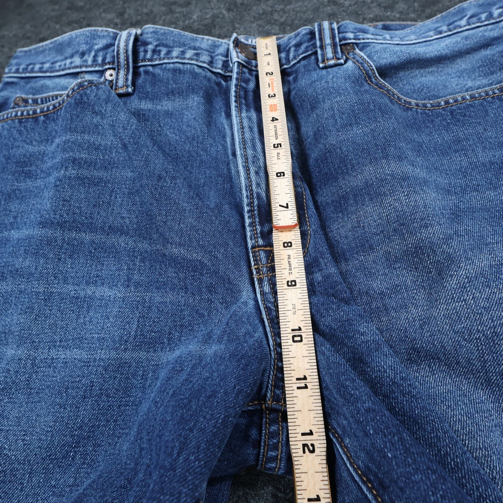 Lands' End Jeans Mens 37 Blue 100% Cotton Traditional Fit Straight Leg Denim - Thumbnail 5