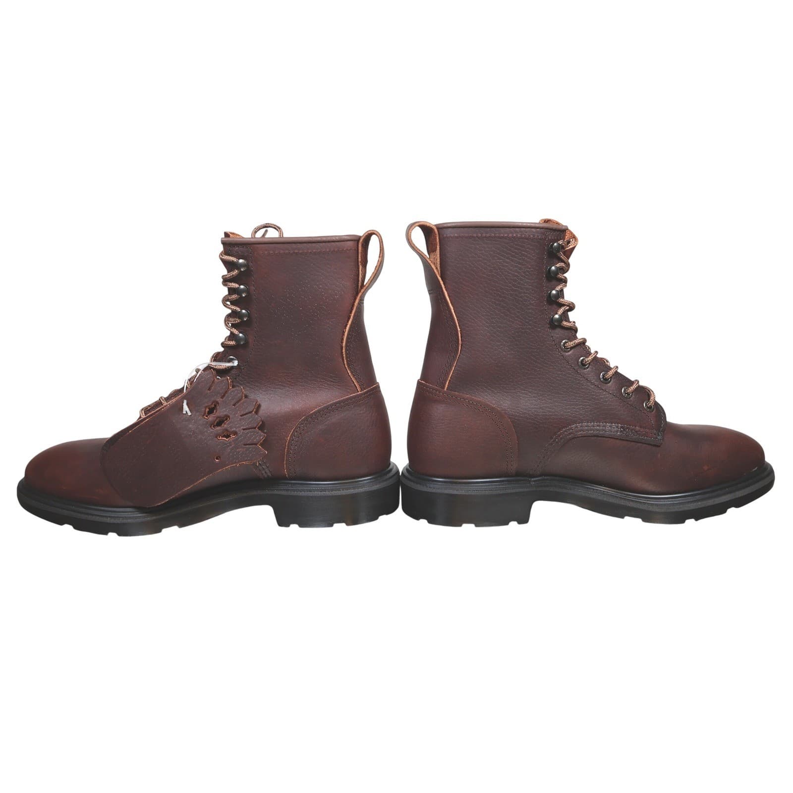 Red Wing 931 Work Boots Mens 9.5 Brown Leather SuperSole USA Made Deadstock - Thumbnail 9