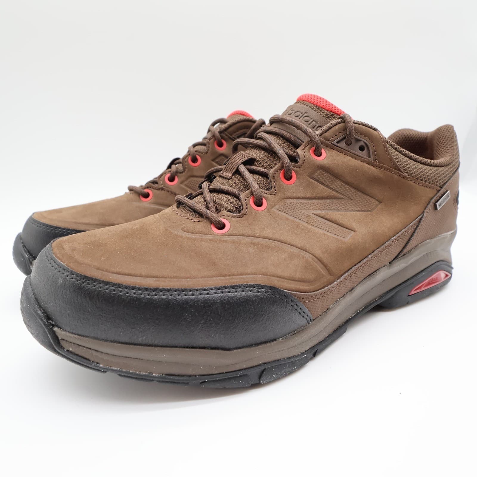New Balance MW1300BR Walking Shoes Mens 10 4E Brown Leather Waterproof Rollbar - Thumbnail 2