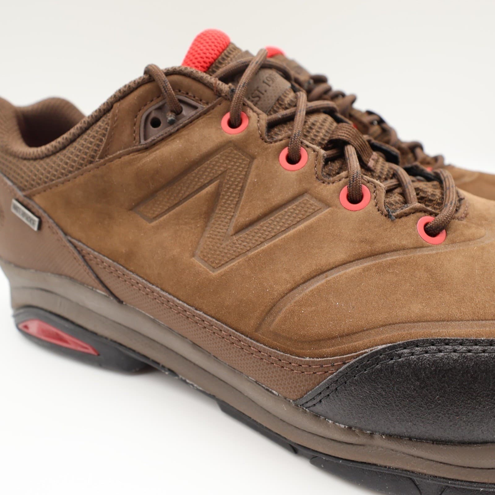 New Balance MW1300BR Walking Shoes Mens 10 4E Brown Leather Waterproof Rollbar - Thumbnail 9