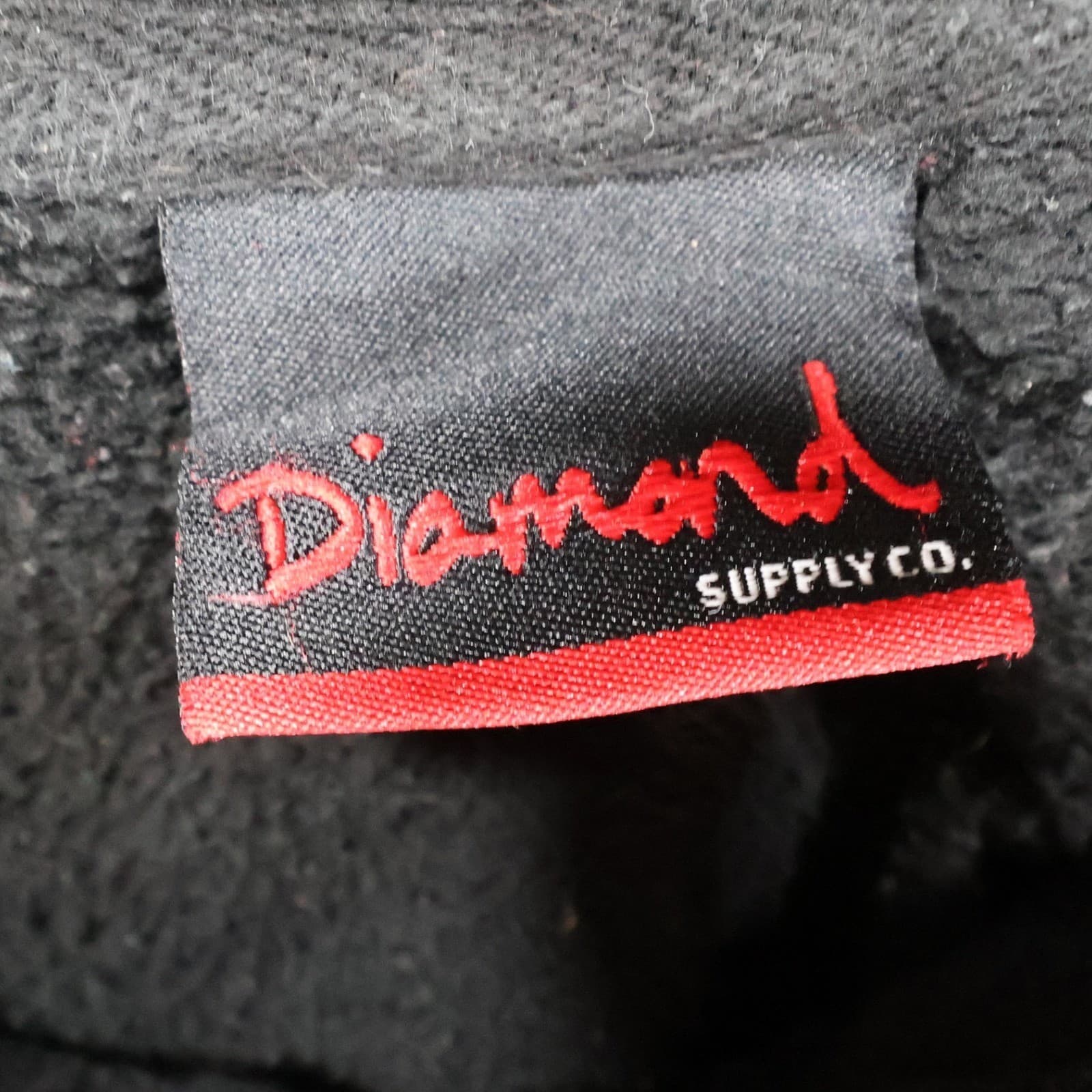 Diamond Supply Co Hoodie Mens Large Black Cotton Blend Regular Graphic - Thumbnail 7