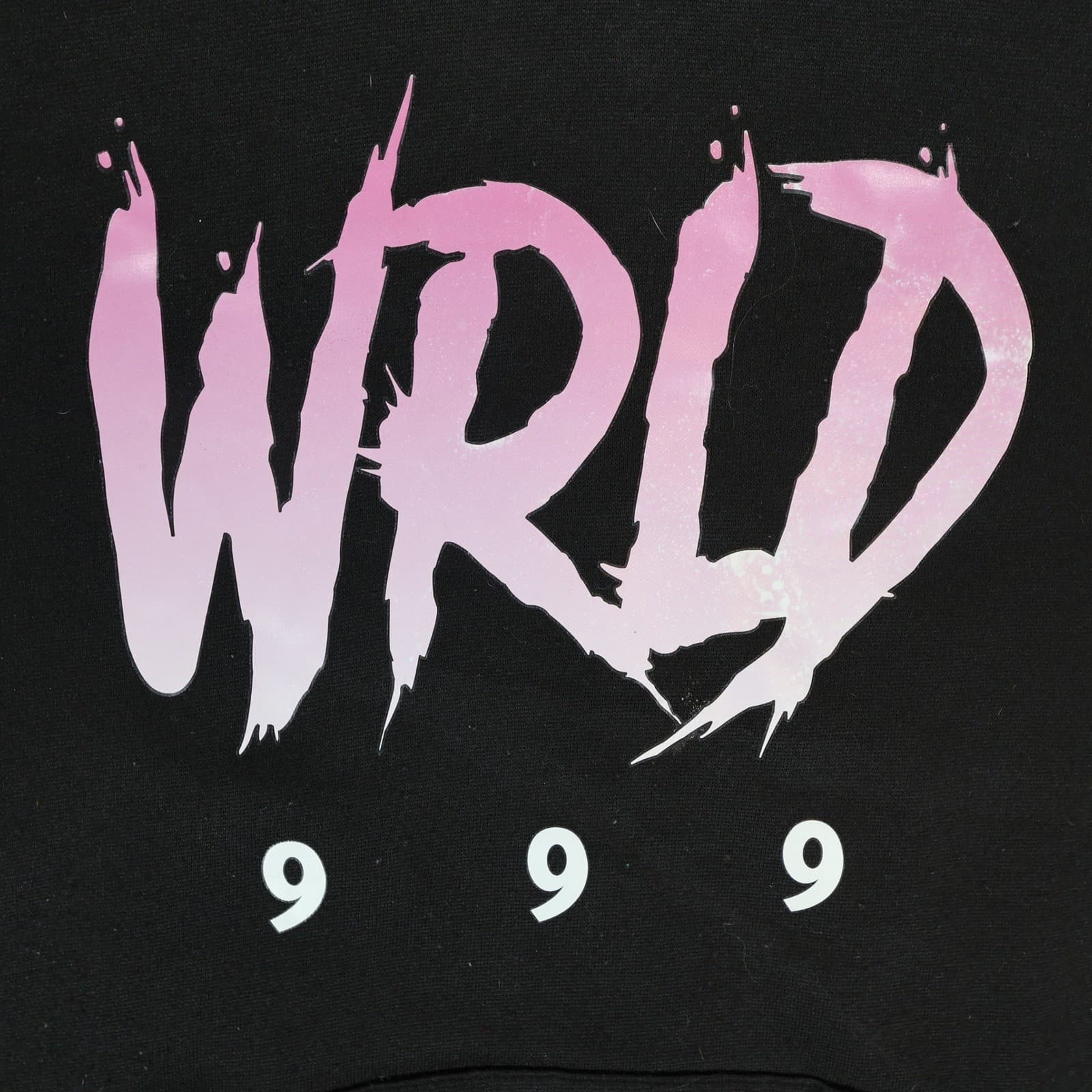Juice Wrld Hoodie Mens Medium Black Cotton Blend Regular Fit 999 WRLD Graphic - Thumbnail 3