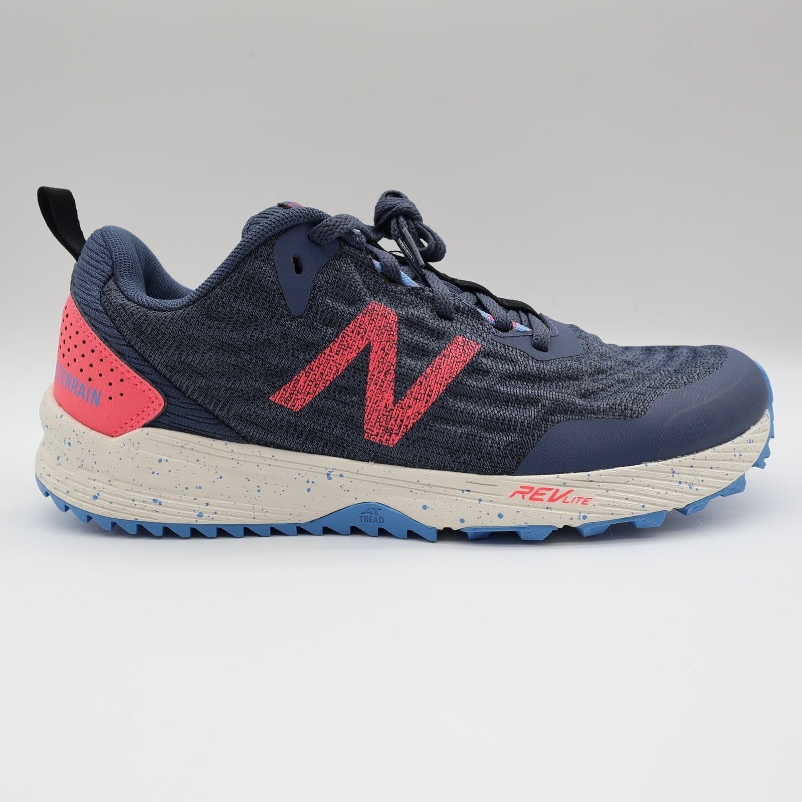 New Balance Nitrel v3 Trail Running Shoes Womens 9.5 Blue Pink WTNTRCC3 Mesh - Thumbnail 10