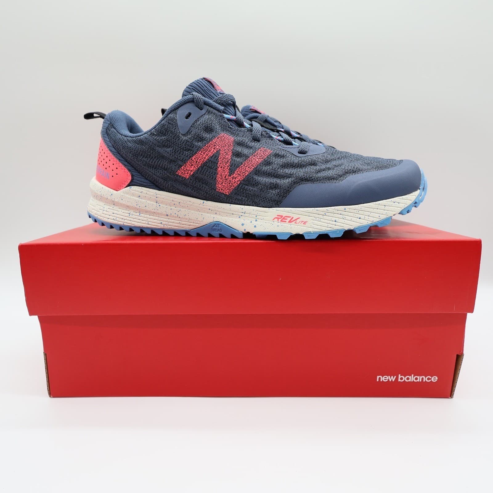 New Balance Nitrel v3 Trail Running Shoes Womens 10 Blue Pink Mesh WTNTRCC3 - Thumbnail 6