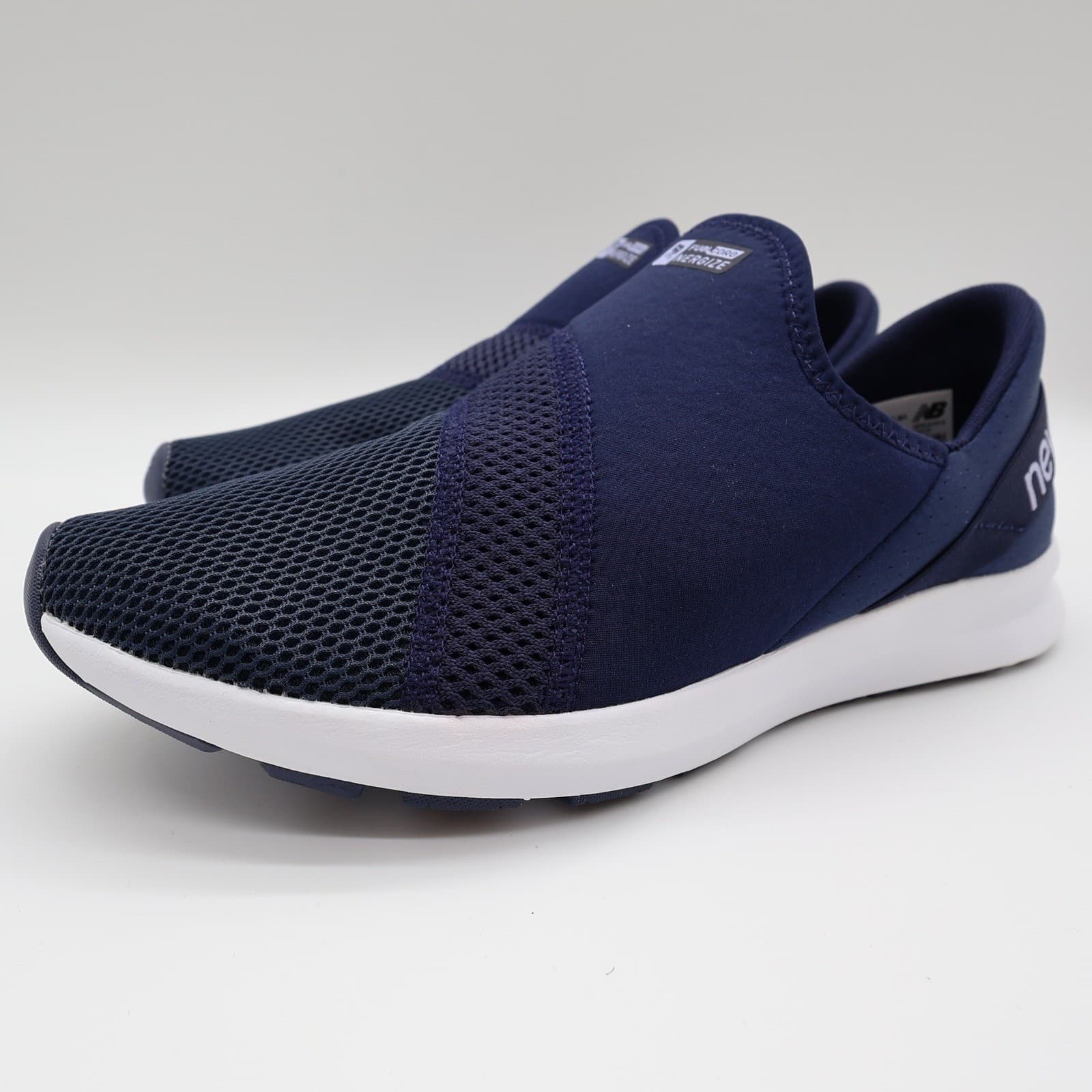 New Balance FuelCore Nergize Womens 9.5 Navy Mesh Slip On WLNRSLN1 Sneaker - Thumbnail 2