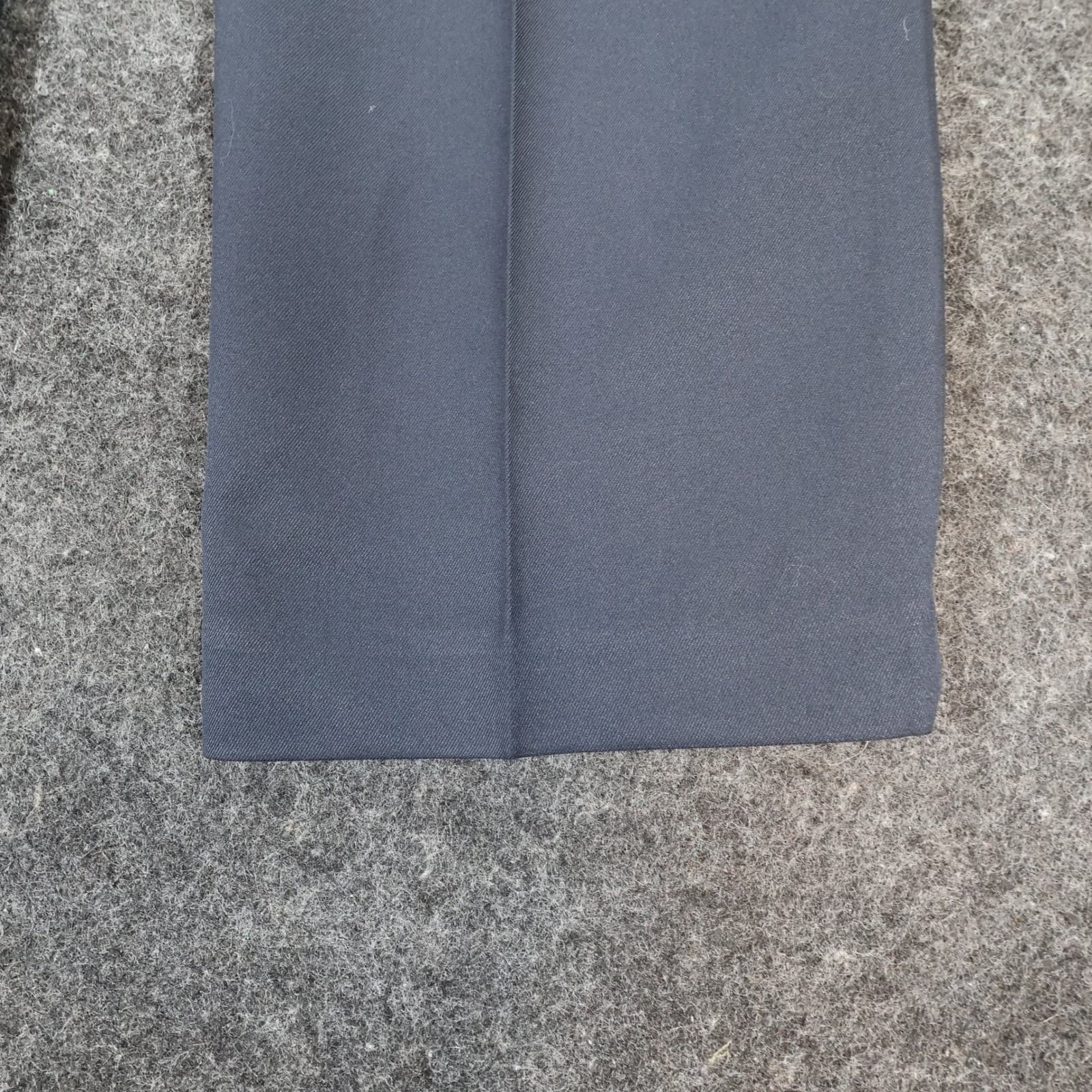 Van Heusen Traveler Dress Pants Mens 32/30 Navy Blue Polyester Straight Slacks - Thumbnail 12