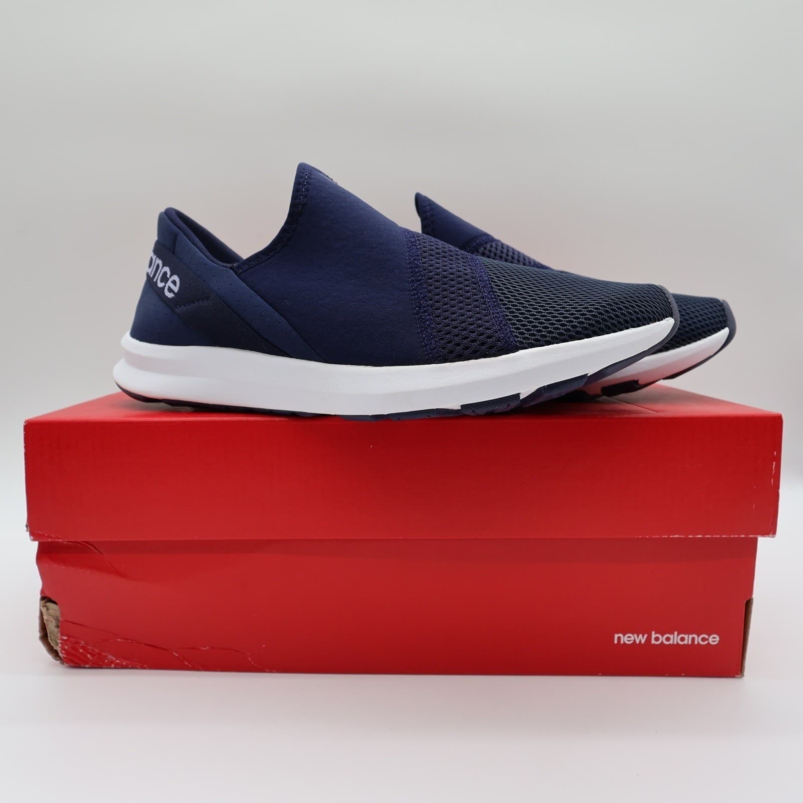 New Balance FuelCore Nergize Womens 9.5 Navy Mesh Slip On WLNRSLN1 Sneaker - Thumbnail 6