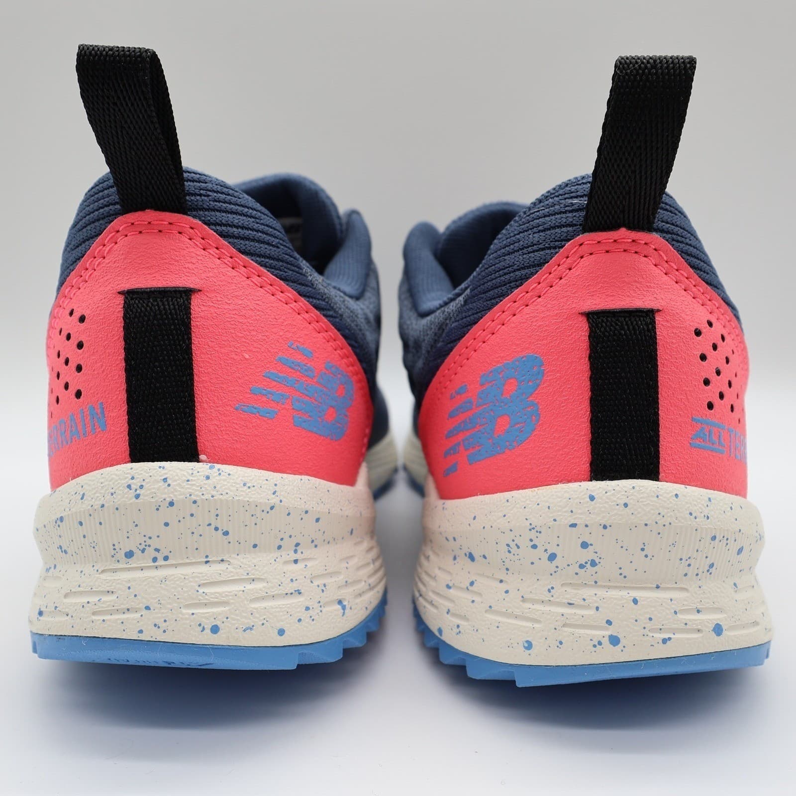 New Balance Nitrel v3 Trail Running Shoes Womens 9.5 Blue Pink WTNTRCC3 Mesh - Thumbnail 4