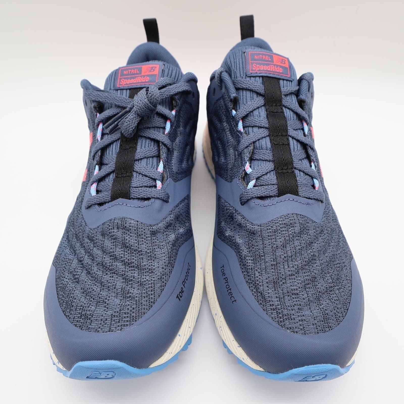 New Balance Nitrel v3 Trail Running Shoes Womens 9.5 Blue Pink WTNTRCC3 Mesh - Thumbnail 3