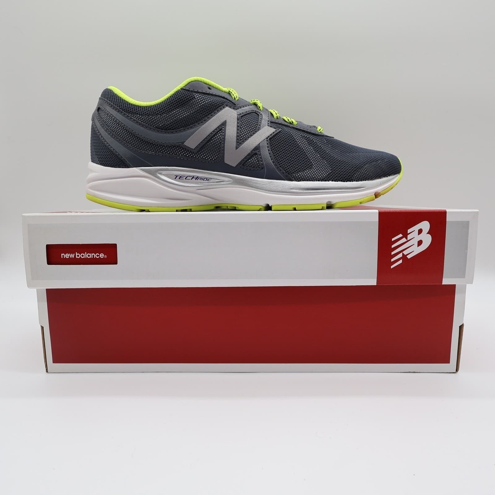 New Balance 580 v5 Running Shoes Womens 10 Grey Yellow Mesh TechRide W580LG5 - Thumbnail 7