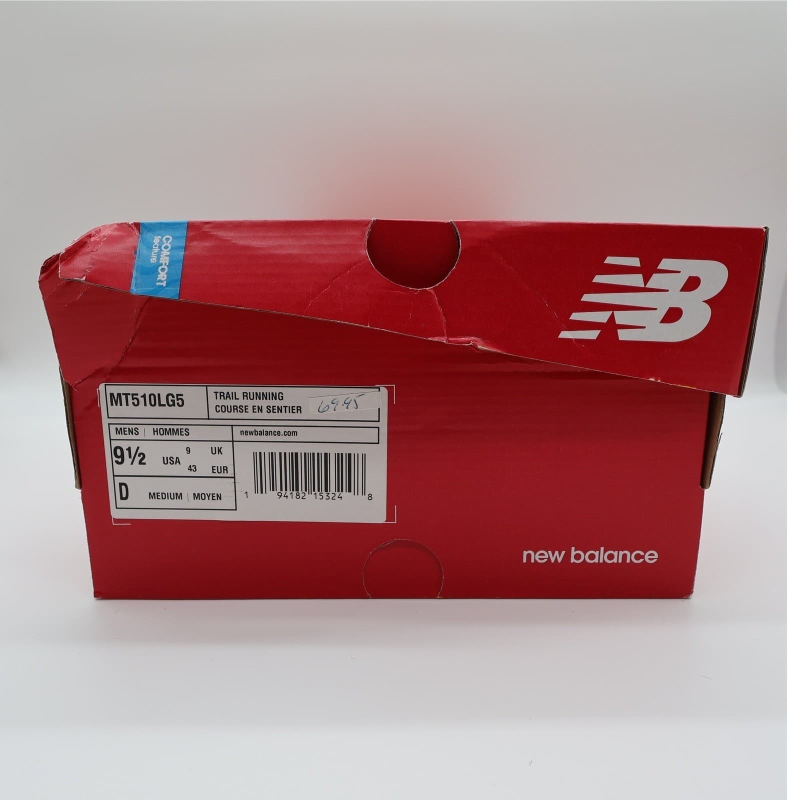 New Balance 510v5 Trail Running Shoes Mens 9.5 Grey MT510LG5 All Terrain - Thumbnail 7