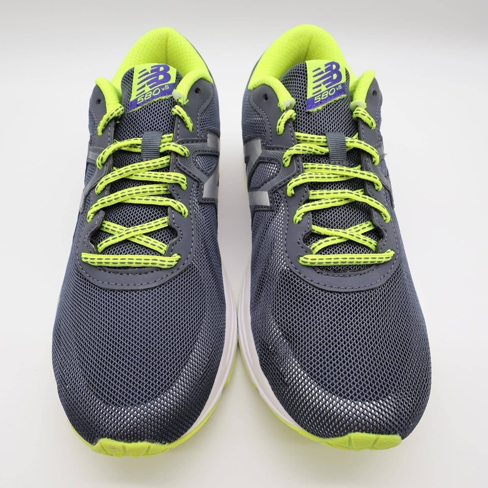 New Balance 580 v5 Running Shoes Womens 10 Grey Yellow Mesh TechRide W580LG5 - Thumbnail 4