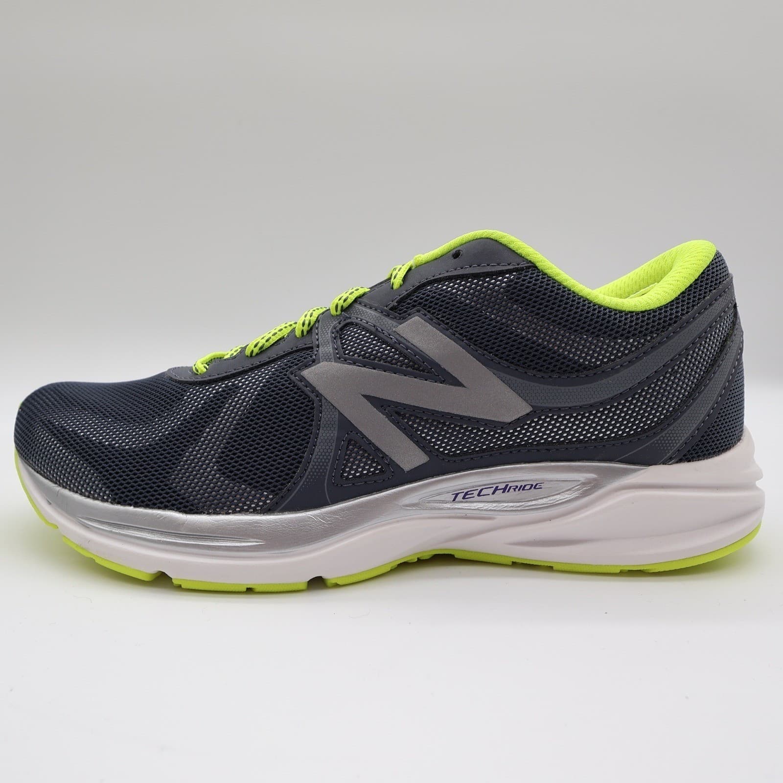 New Balance 580 v5 Running Shoes Womens 10 Grey Yellow Mesh TechRide W580LG5 - Thumbnail 2