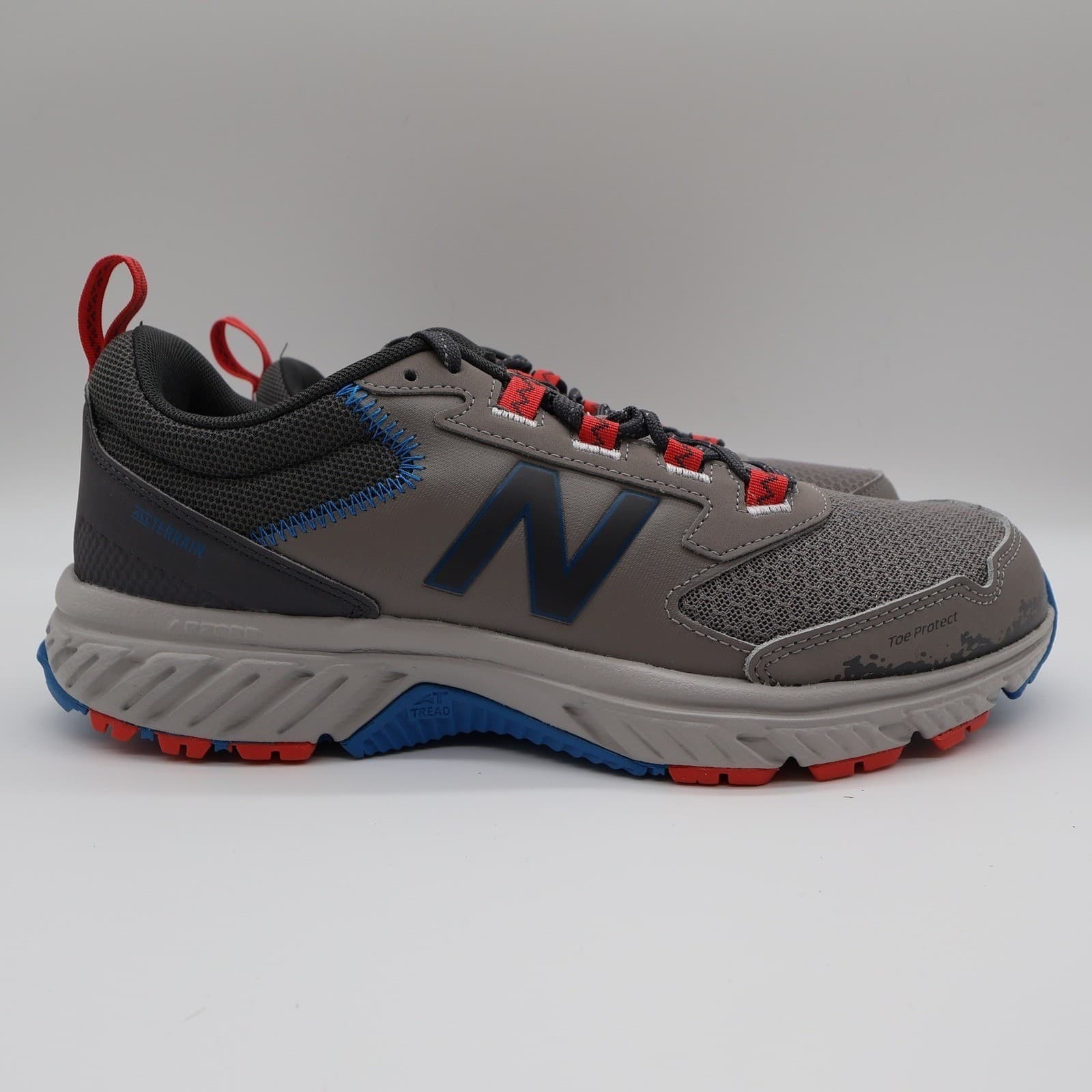 New Balance 510v5 Trail Running Shoes Mens 9.5 Grey MT510LG5 All Terrain - Thumbnail 9