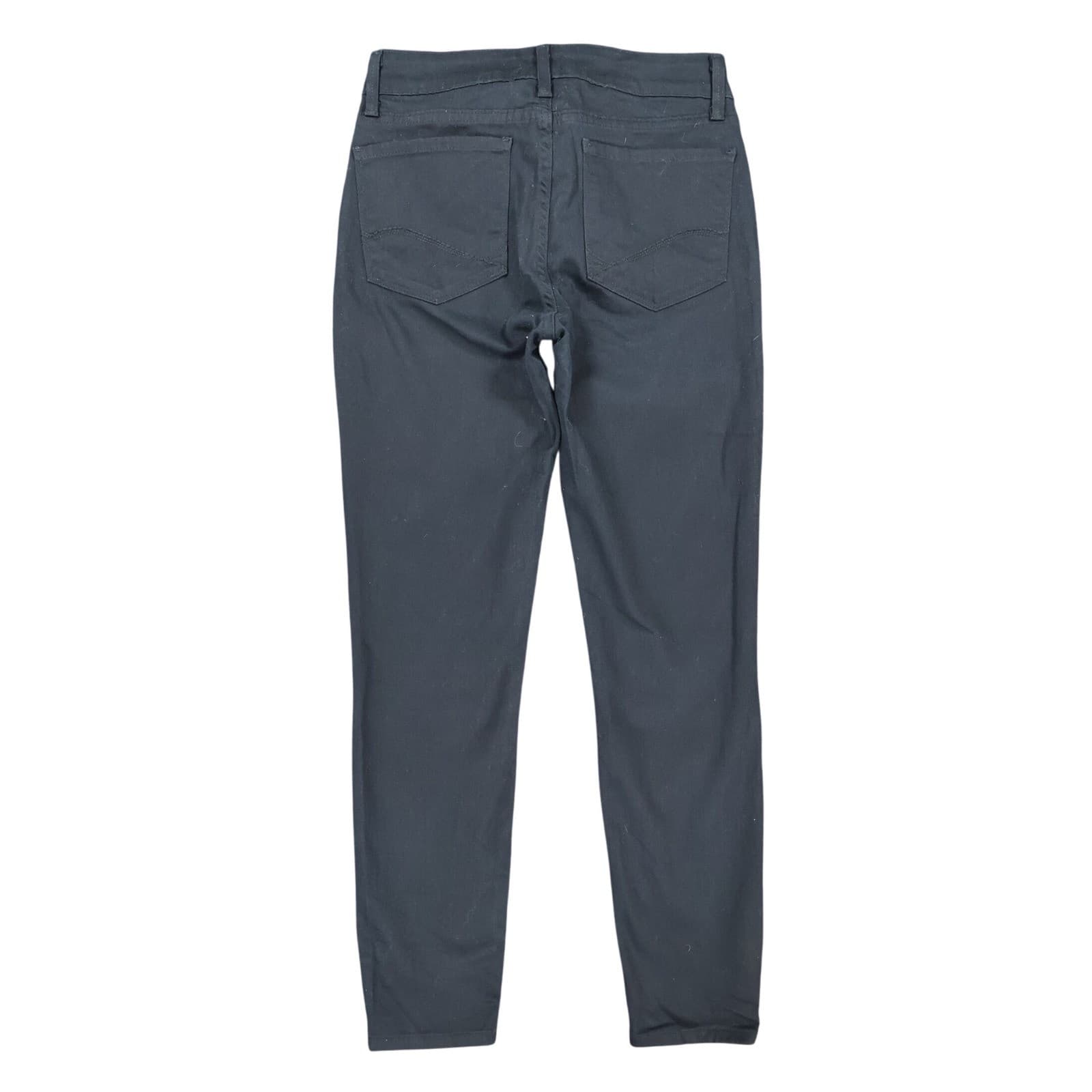 NYDJ Clarissa Ankle Jeans Womens 0 Black Cotton Blend Skinny Lift Tuck - Thumbnail 2