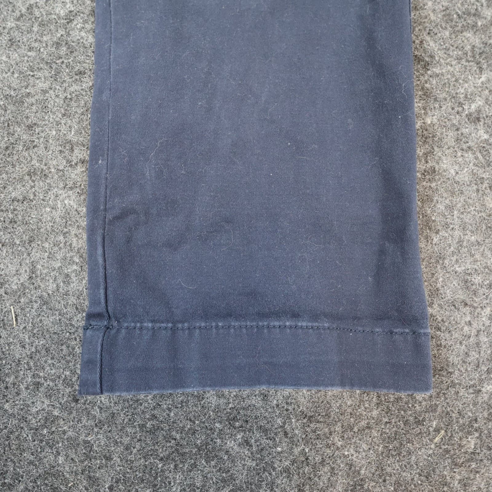 Cremieux Chino Pants Mens 32x32 Navy Blue Cotton Comfort Stretch Slim Fit - Thumbnail 13