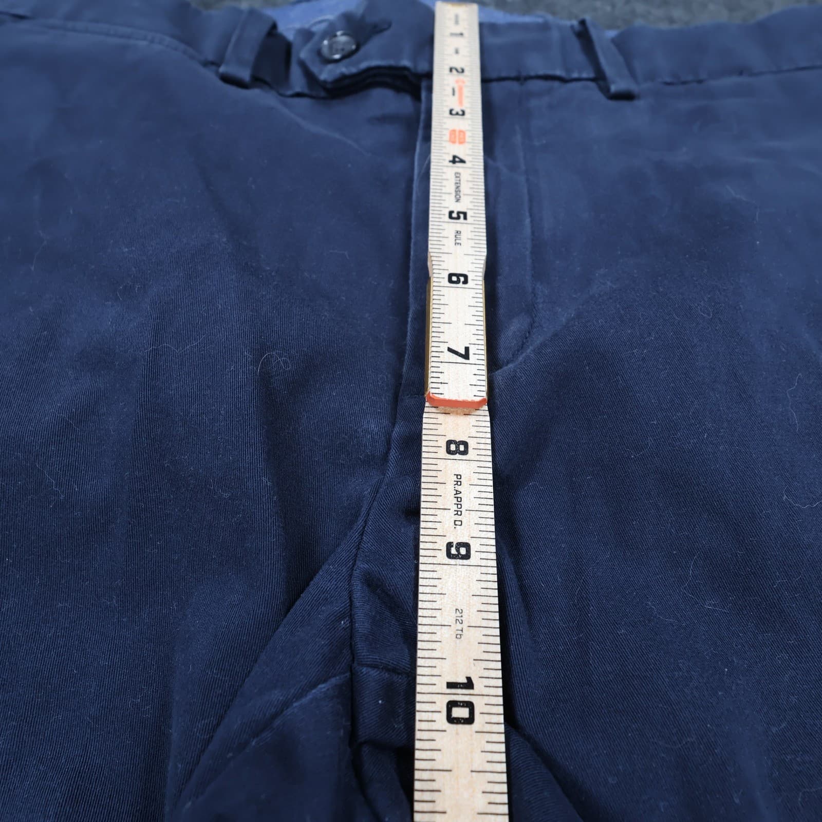 Cremieux Chino Pants Mens 32x32 Navy Blue Cotton Comfort Stretch Slim Fit - Thumbnail 5