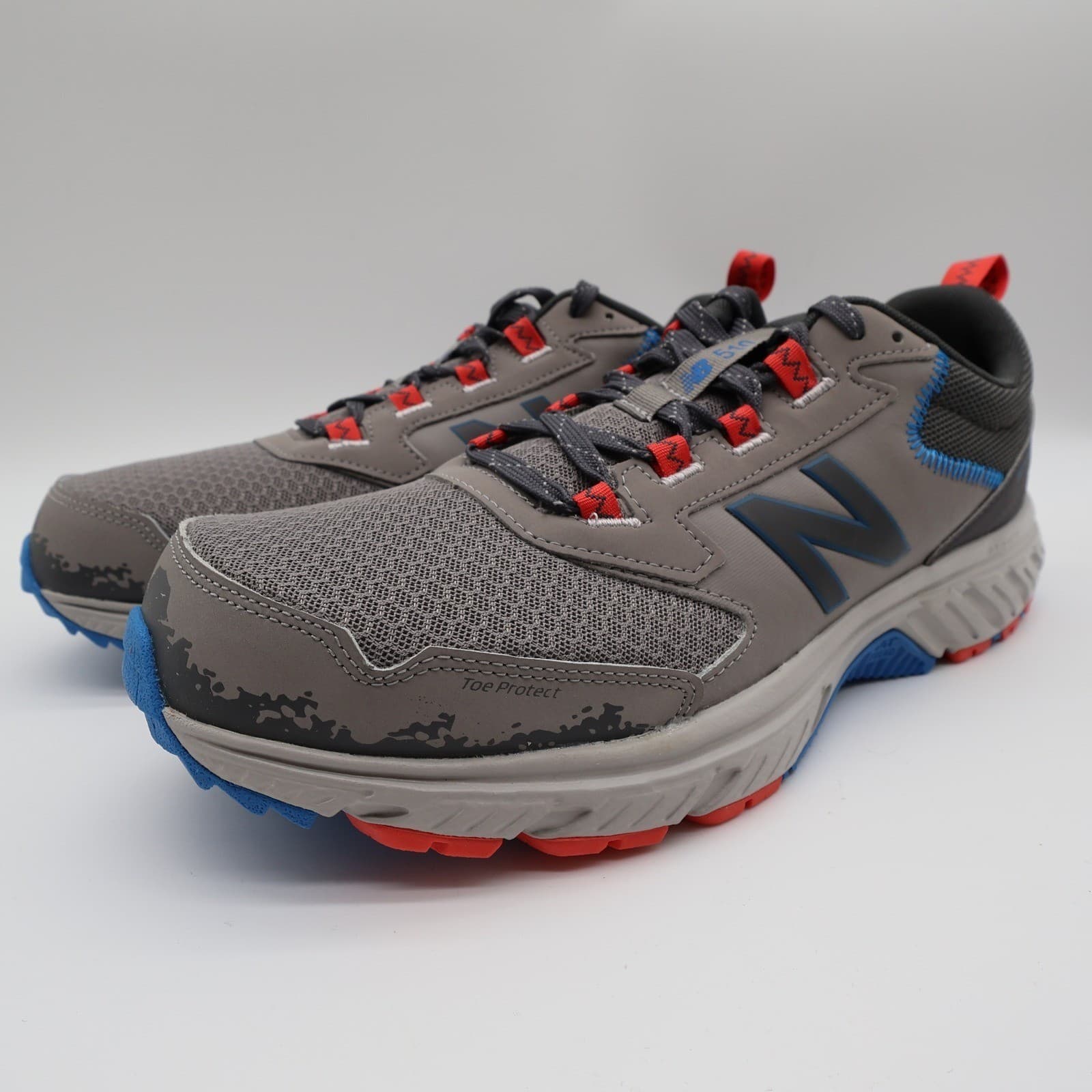 New Balance 510v5 Trail Running Shoes Mens 12 Grey Synthetic MT510LG5 Athletic - Thumbnail 2