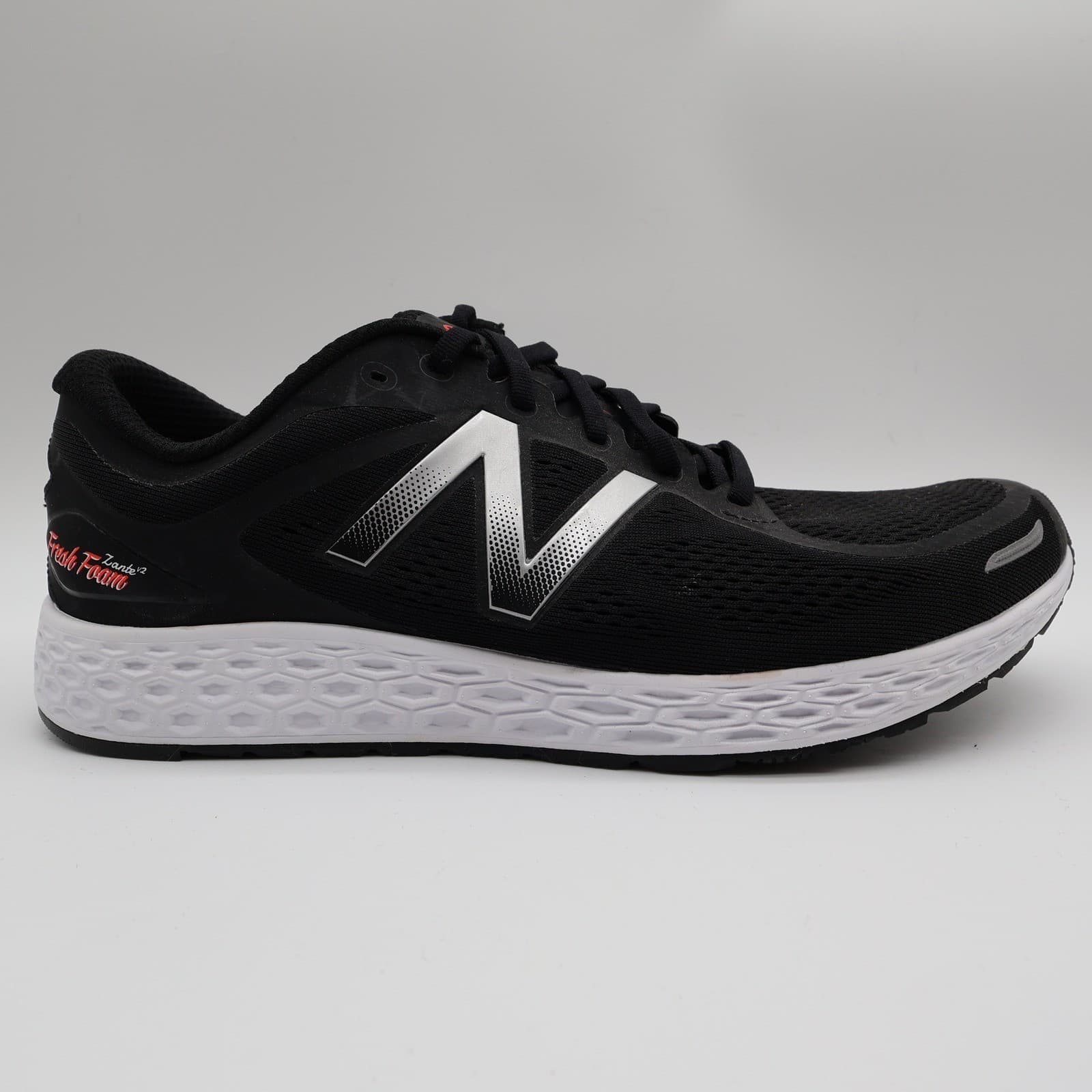 New Balance Fresh Foam Zante V2 Mens 10.5 Black Mesh Running Shoes MZANTBS2 - Thumbnail 9