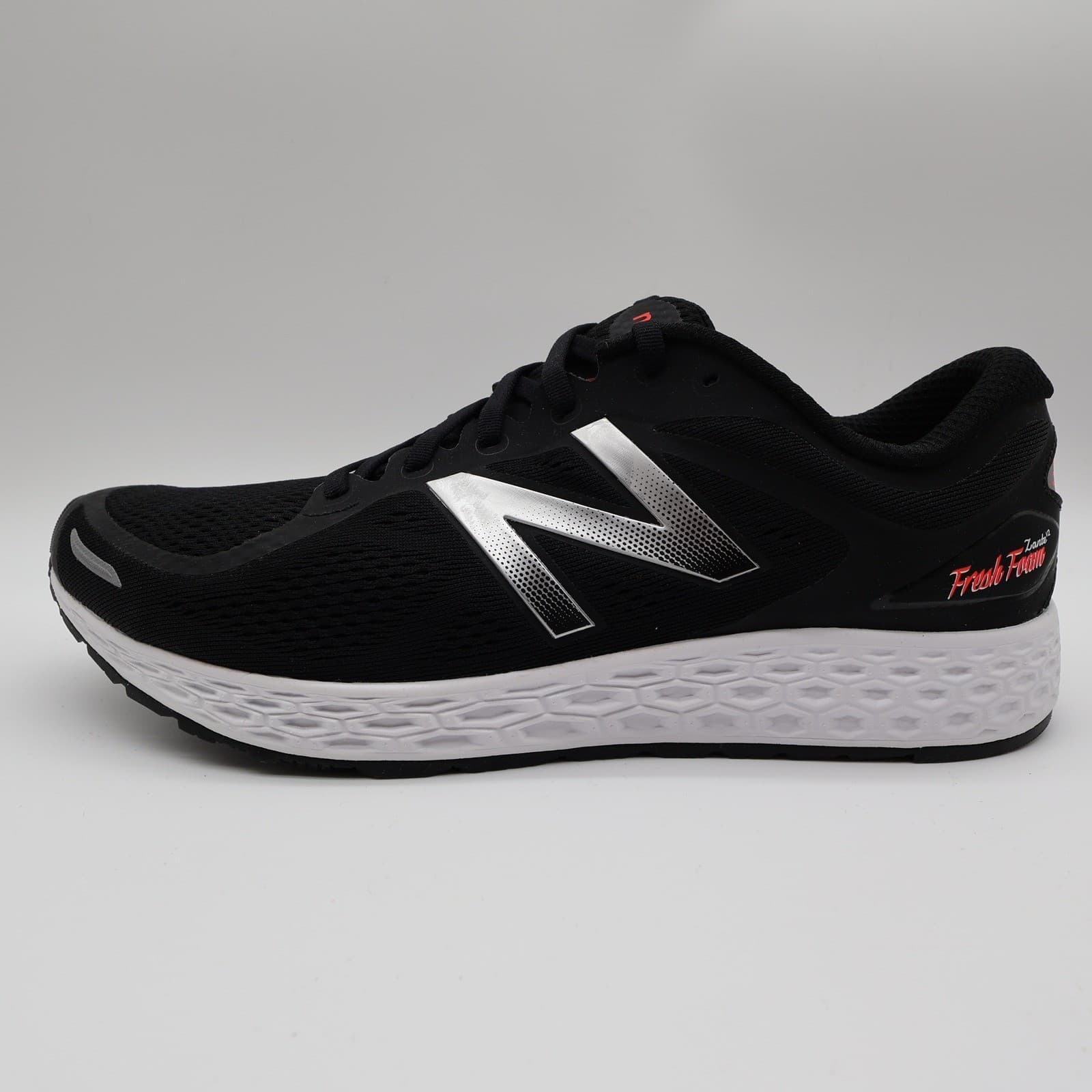 New Balance Fresh Foam Zante V2 Mens 10.5 Black Mesh Running Shoes MZANTBS2 - Thumbnail 12