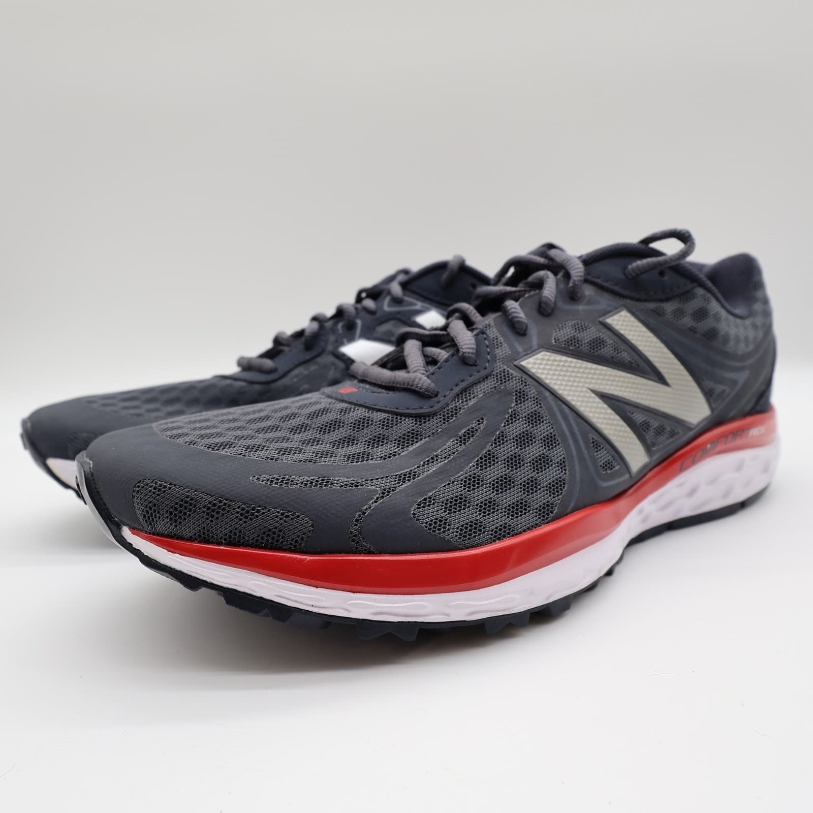 New Balance 720v3 Running Shoes Mens 9.5 Gray Red Synthetic Comfort Ride M720LG3 - Thumbnail 2